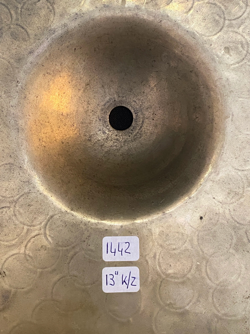 13" Zildjian K/Z Hi-Hat cymbal set 1442 - 855 grams