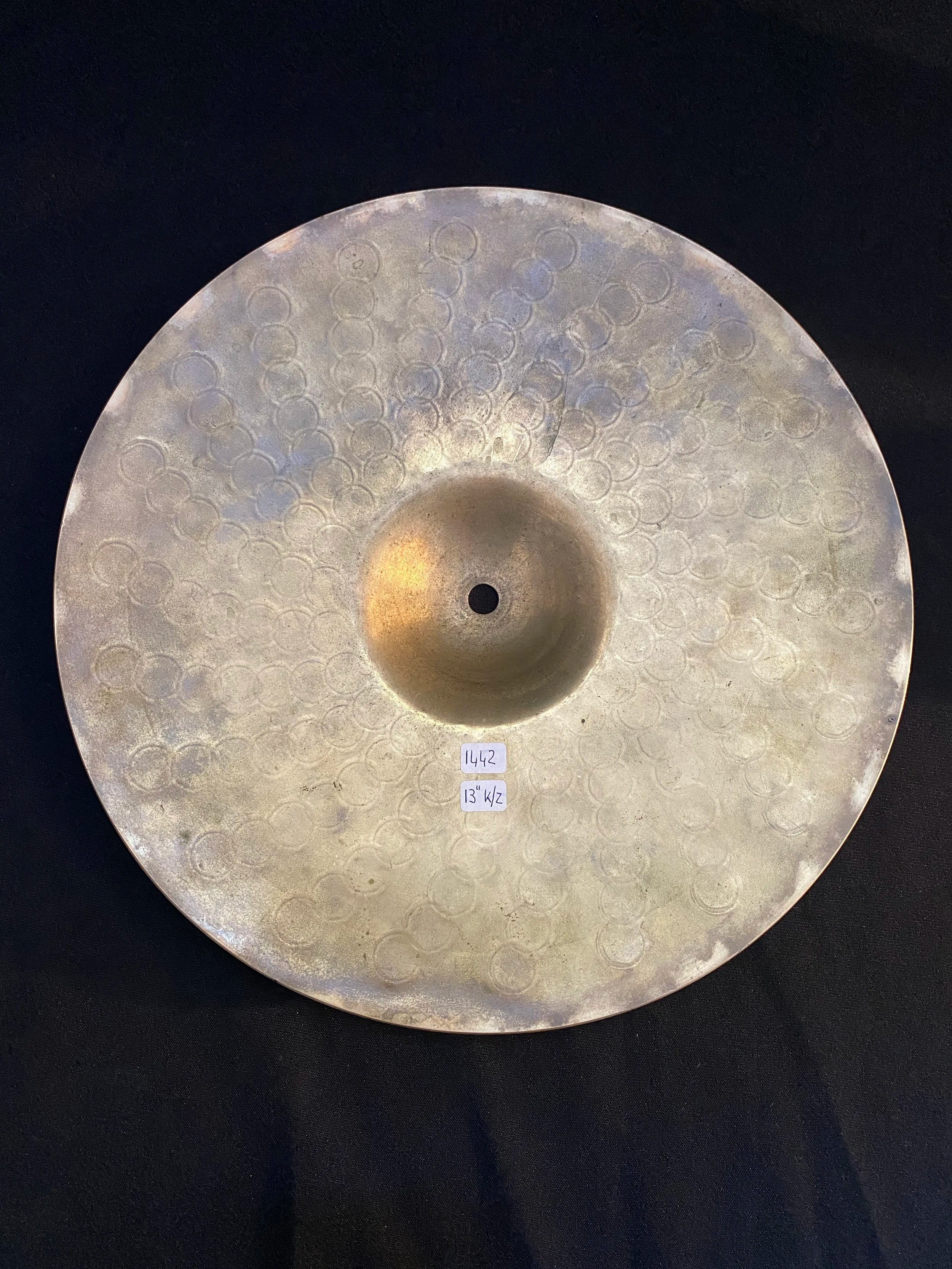 13" Zildjian K/Z Hi-Hat cymbal set 1442 - 855 grams