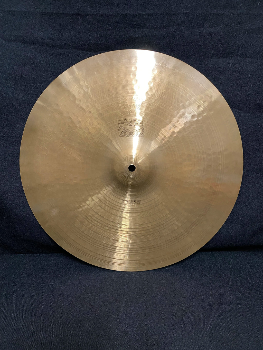 17" Paiste 2002 Crash 1282 grams black logo from 1972