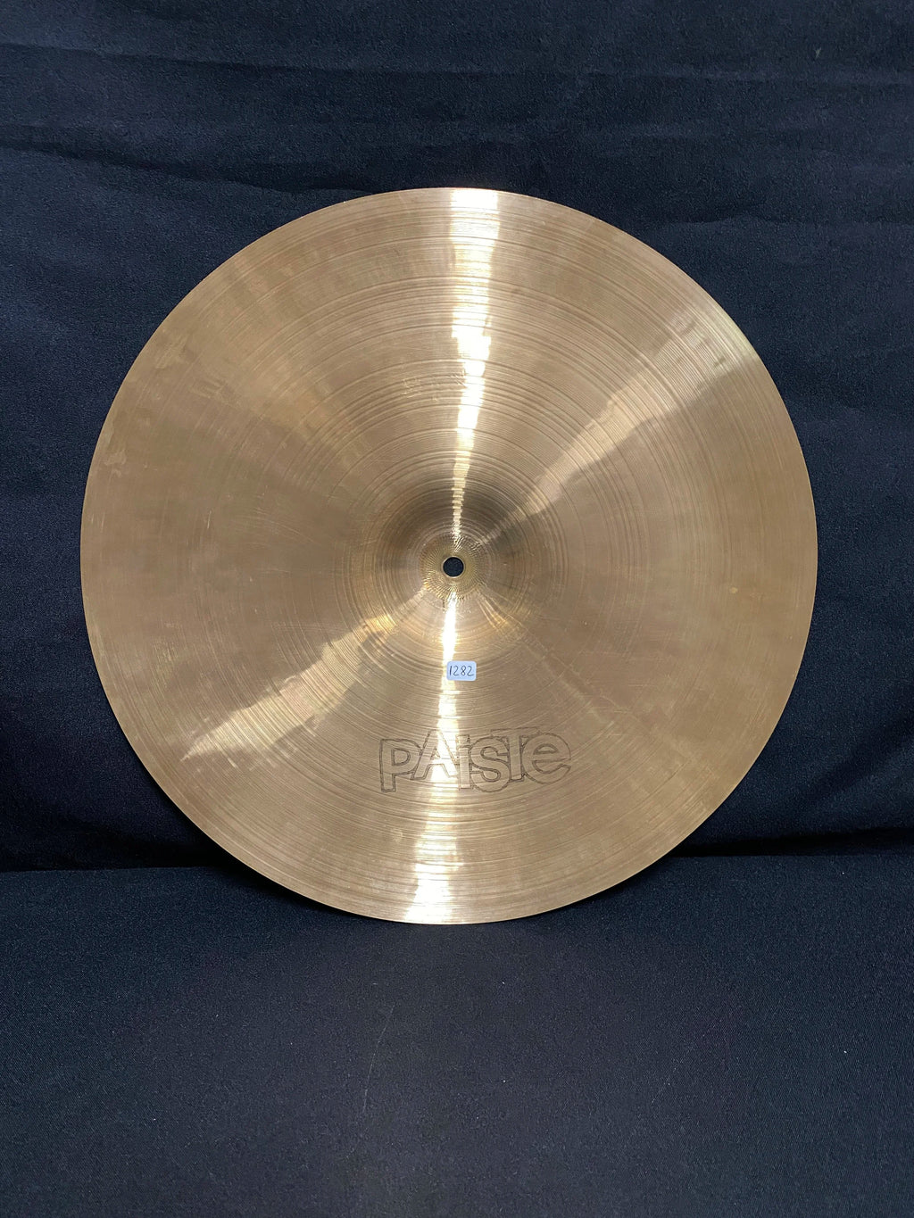 17" Paiste 2002 Crash 1282 grams black logo from 1972