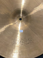 17" Paiste 2002 Crash 1282 grams black logo from 1972