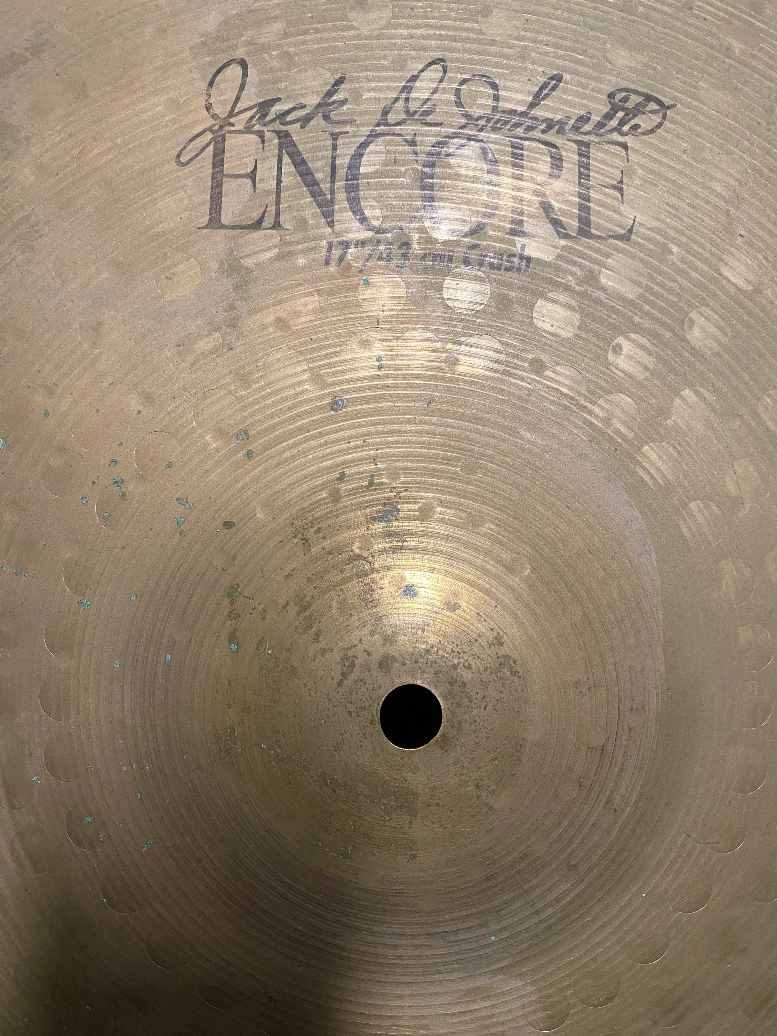 17" Sabian Encore Crash Jack DeJohnette 1076 grams