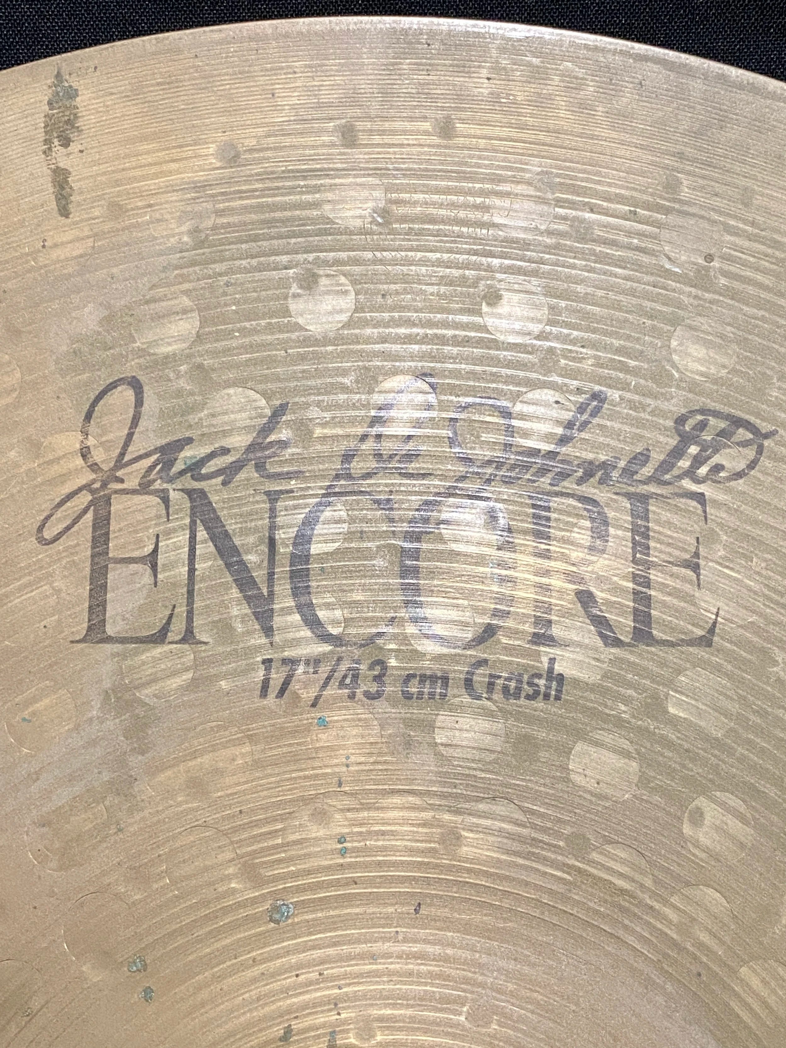 17" Sabian Encore Crash Jack DeJohnette 1076 grams