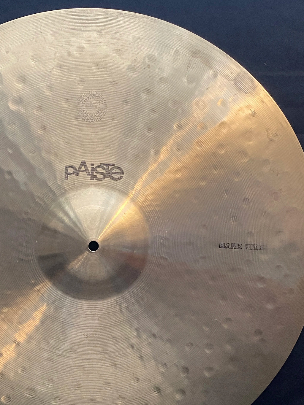 22" Paiste Sound Creation Dark Ride 3166 grams from 1978