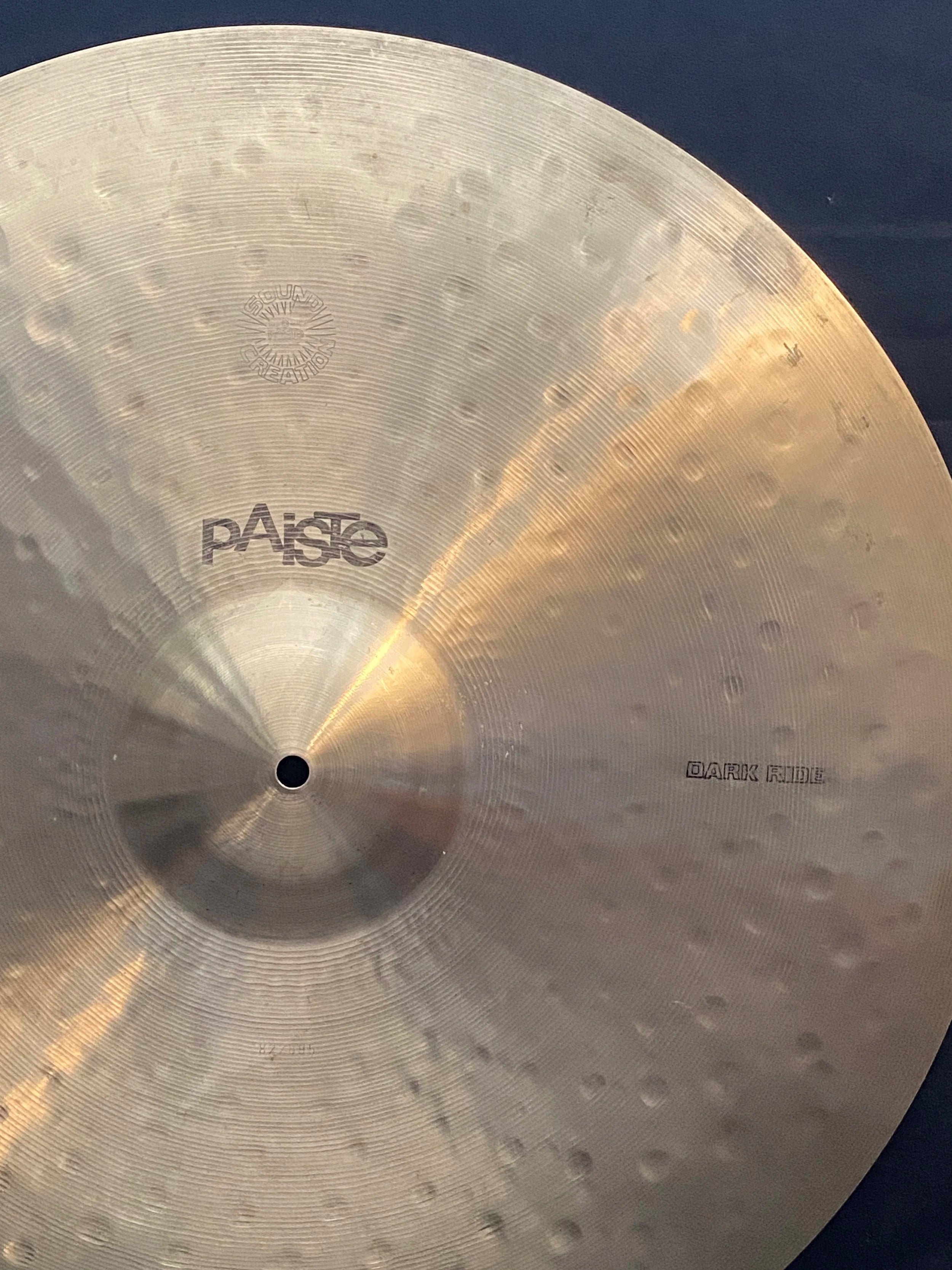 22" Paiste Sound Creation Dark Ride 3166 grams from 1978