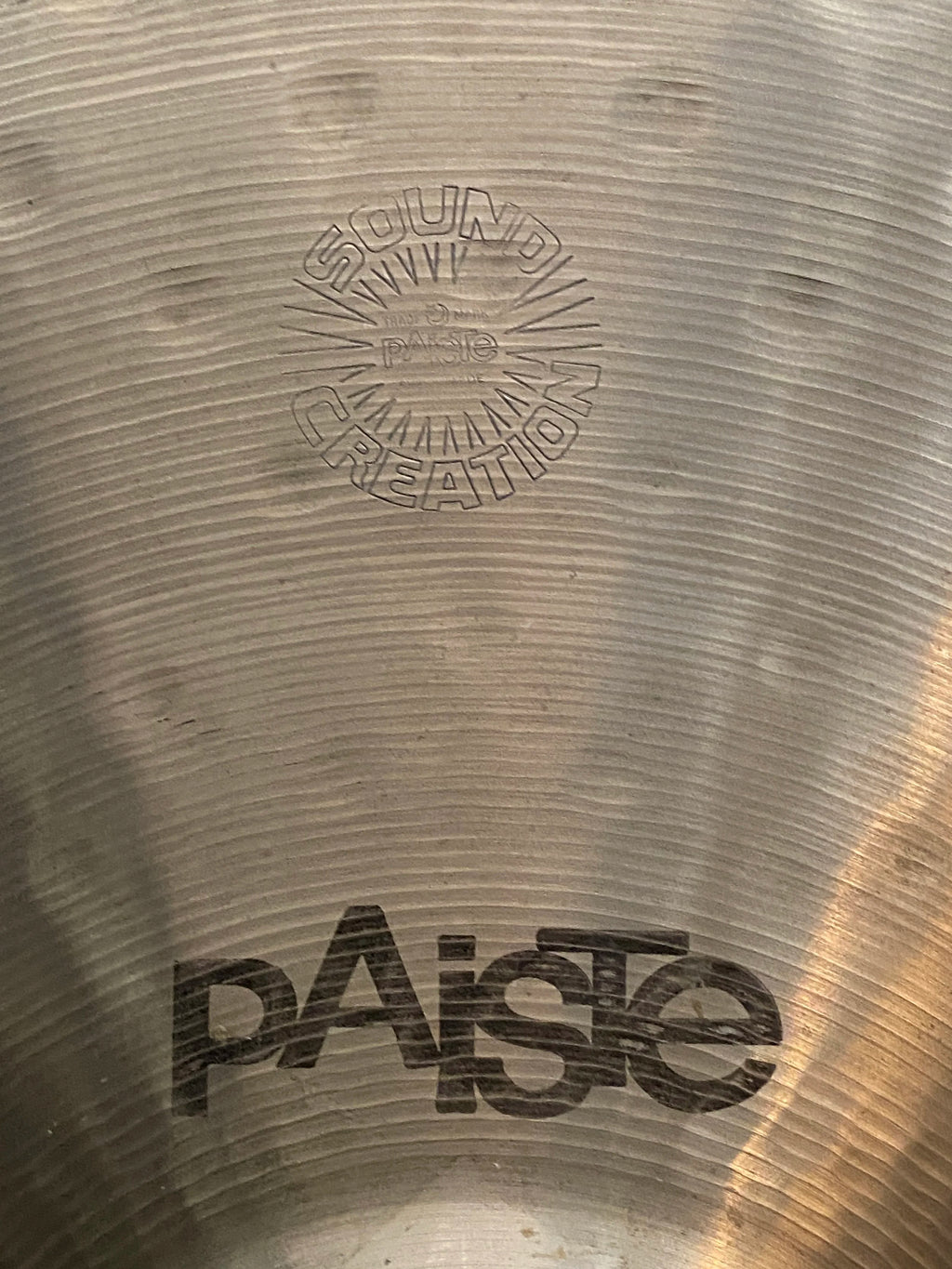 22" Paiste Sound Creation Dark Ride 3166 grams from 1978