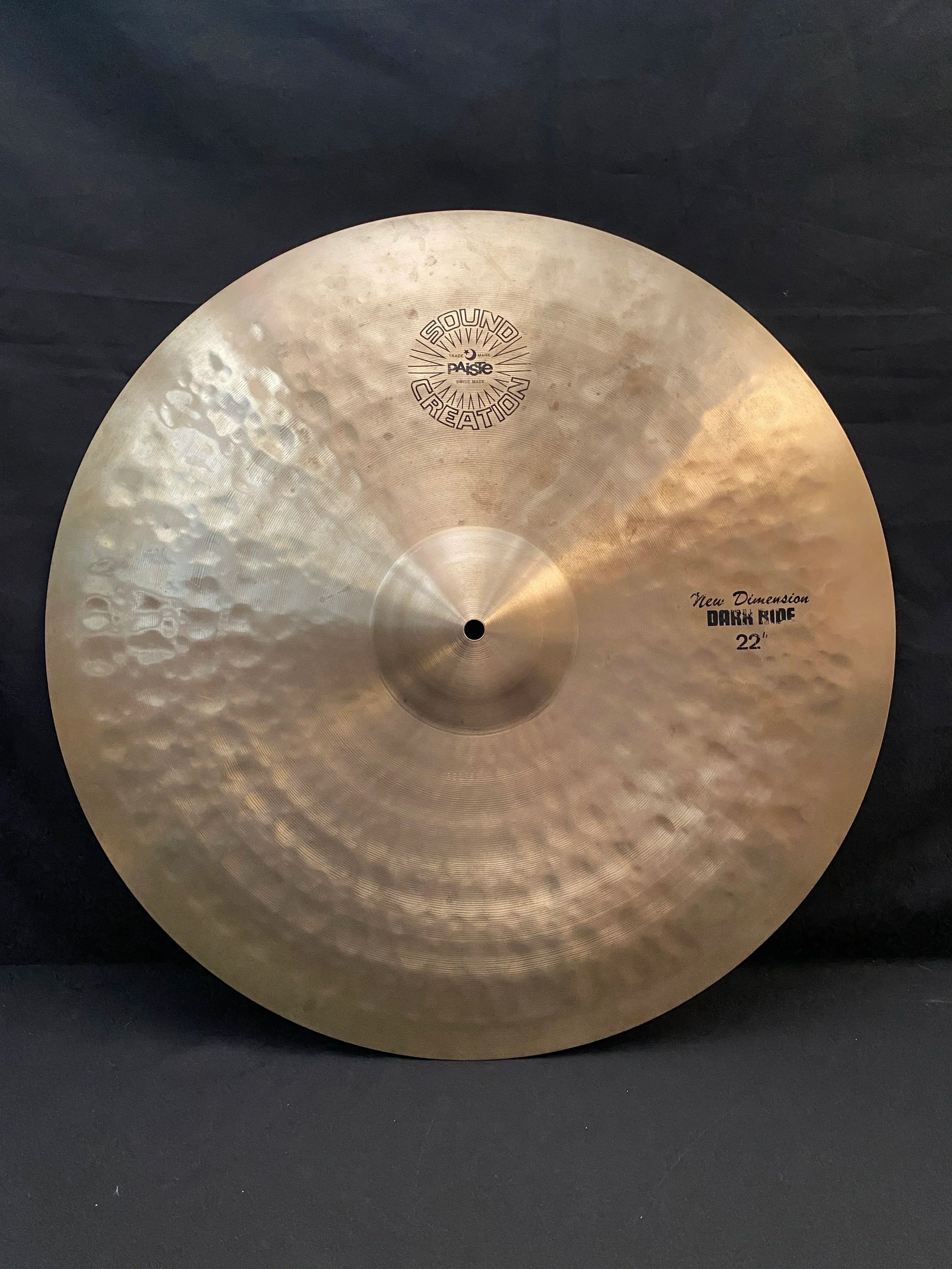 22" Paiste Sound Creation Dark Ride New Dimension 3113 grams from 1985