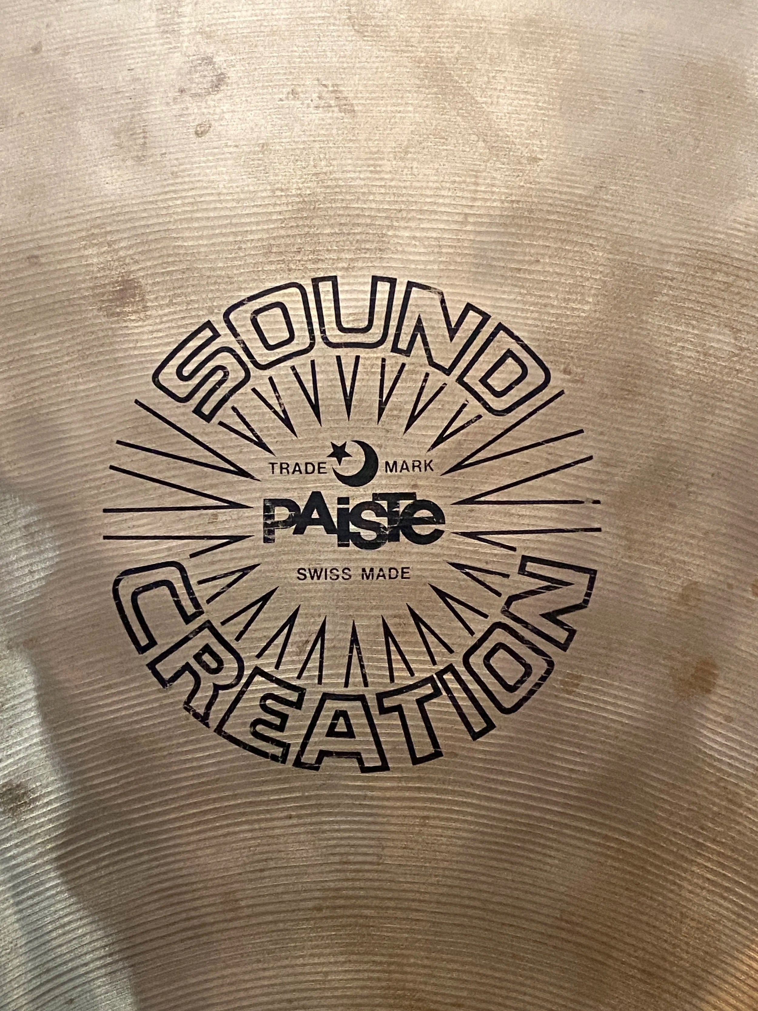 22" Paiste Sound Creation Dark Ride New Dimension 3113 grams from 1985