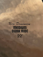 22" Paiste Sound Creation Dark Ride New Dimension 2951 grams from 1984