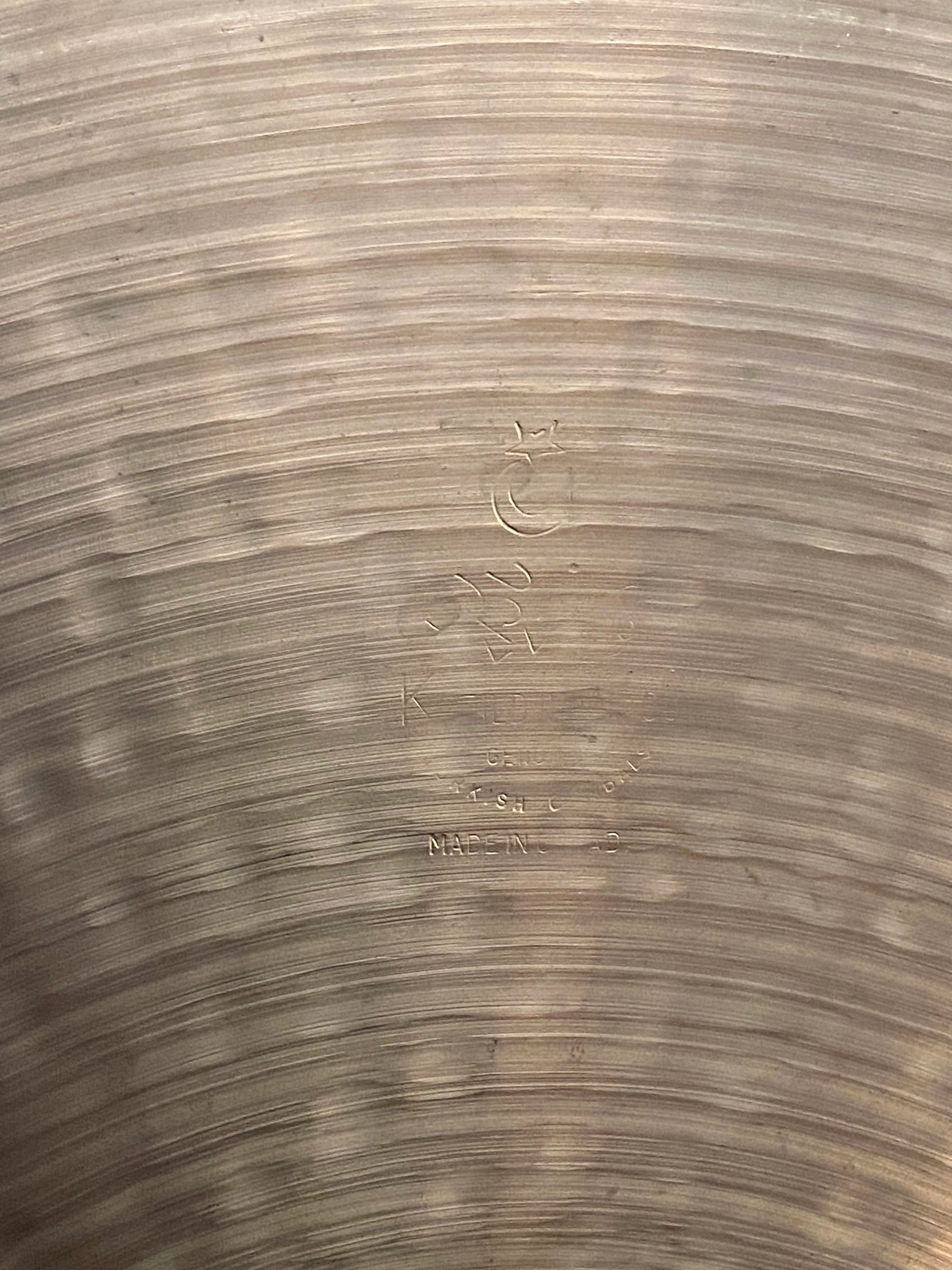 15" Zildjian K Canada Hi-Hat cymbals 1283 - 1248 grams from late 1970's