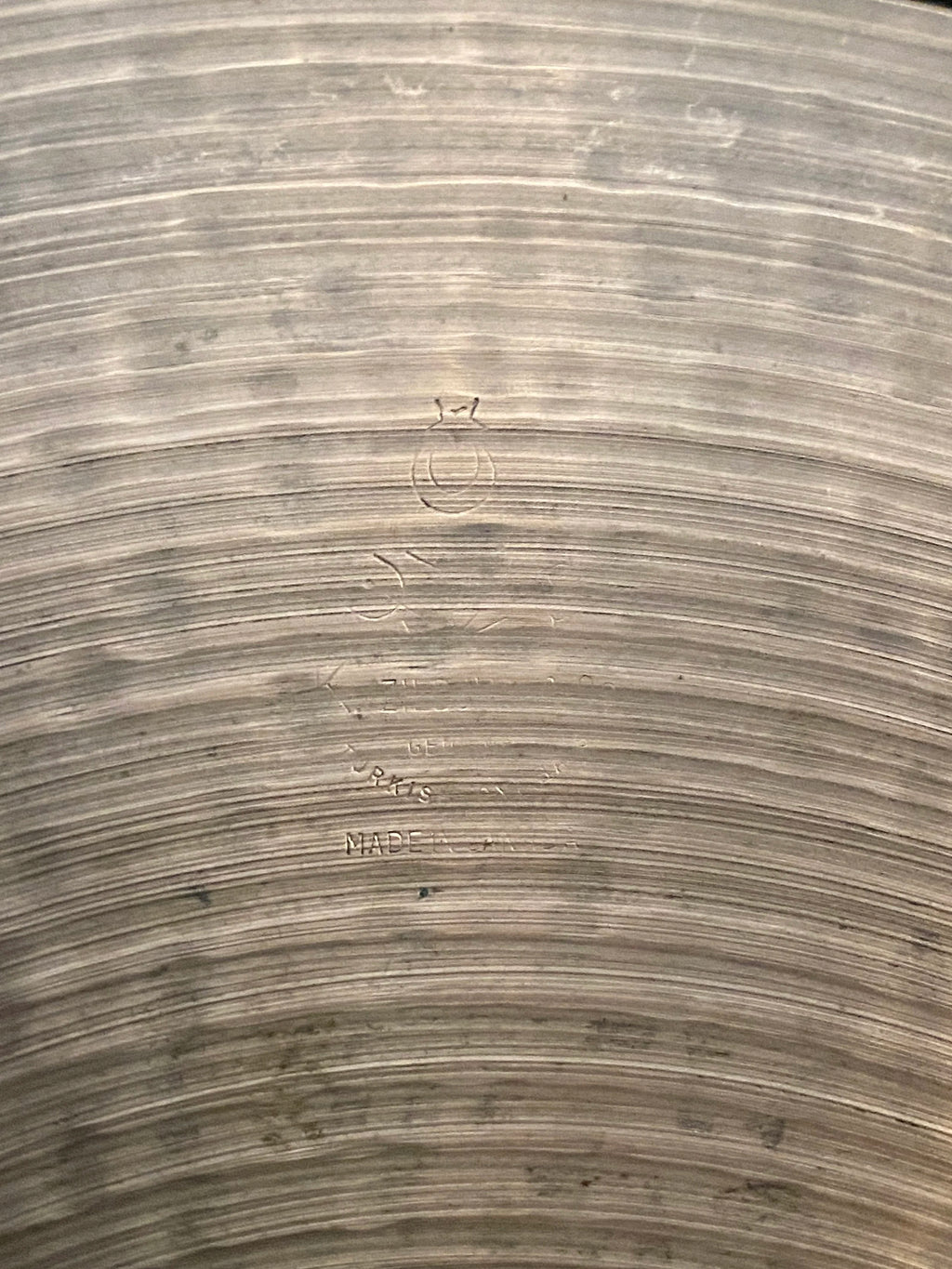 15" Zildjian K Canada Hi-Hat cymbals 1283 - 1248 grams from late 1970's