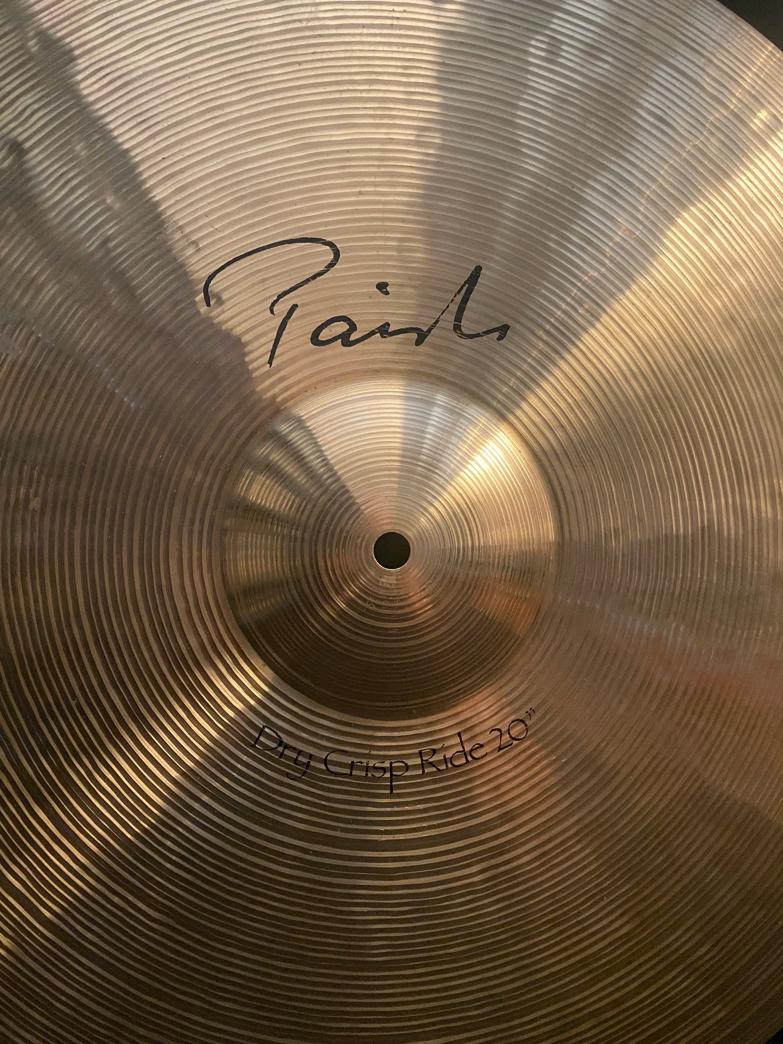 20" Paiste Signature Dry Crisp Ride 2278 grams from 1992