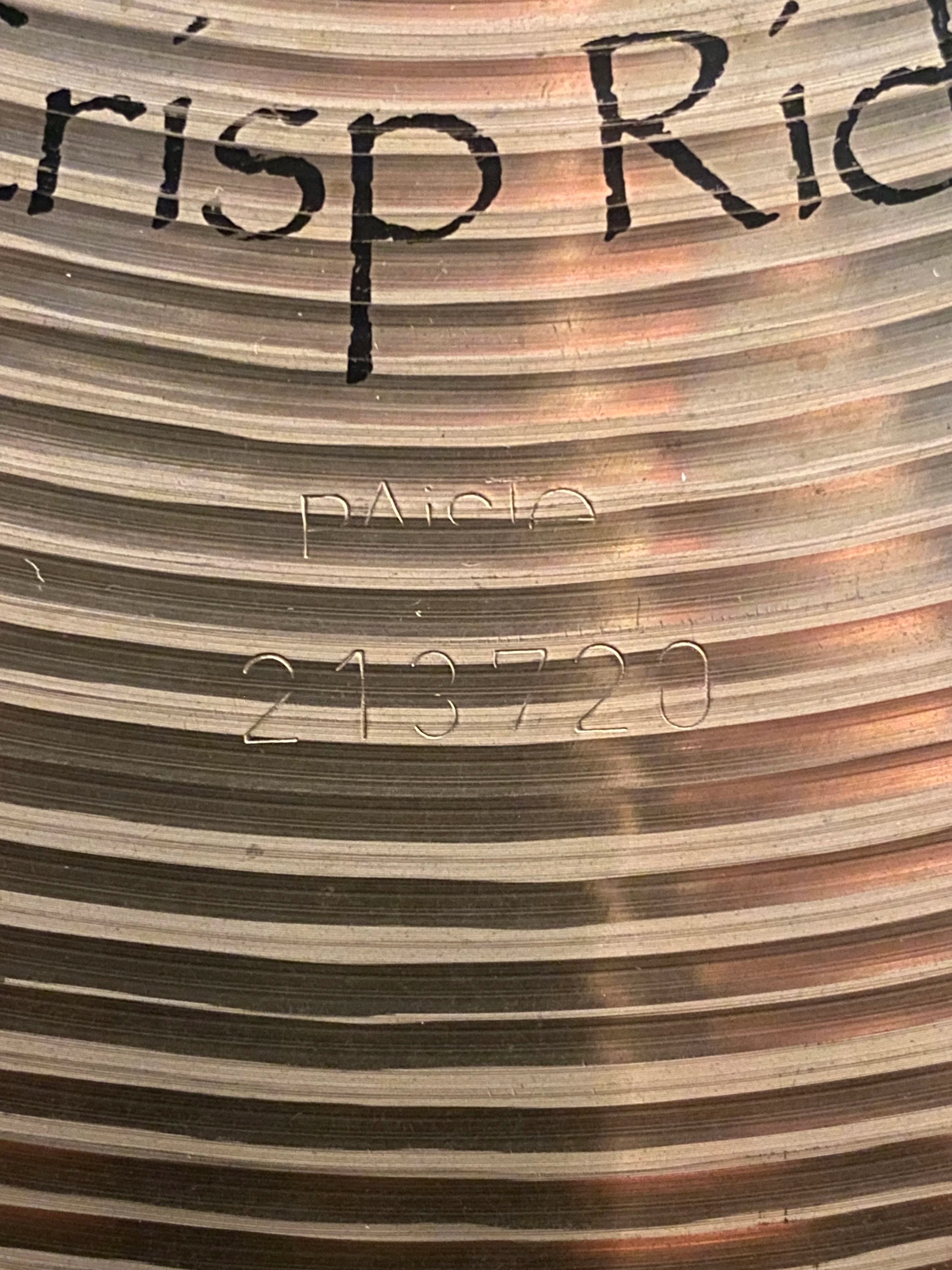 20" Paiste Signature Dry Crisp Ride 2278 grams from 1992