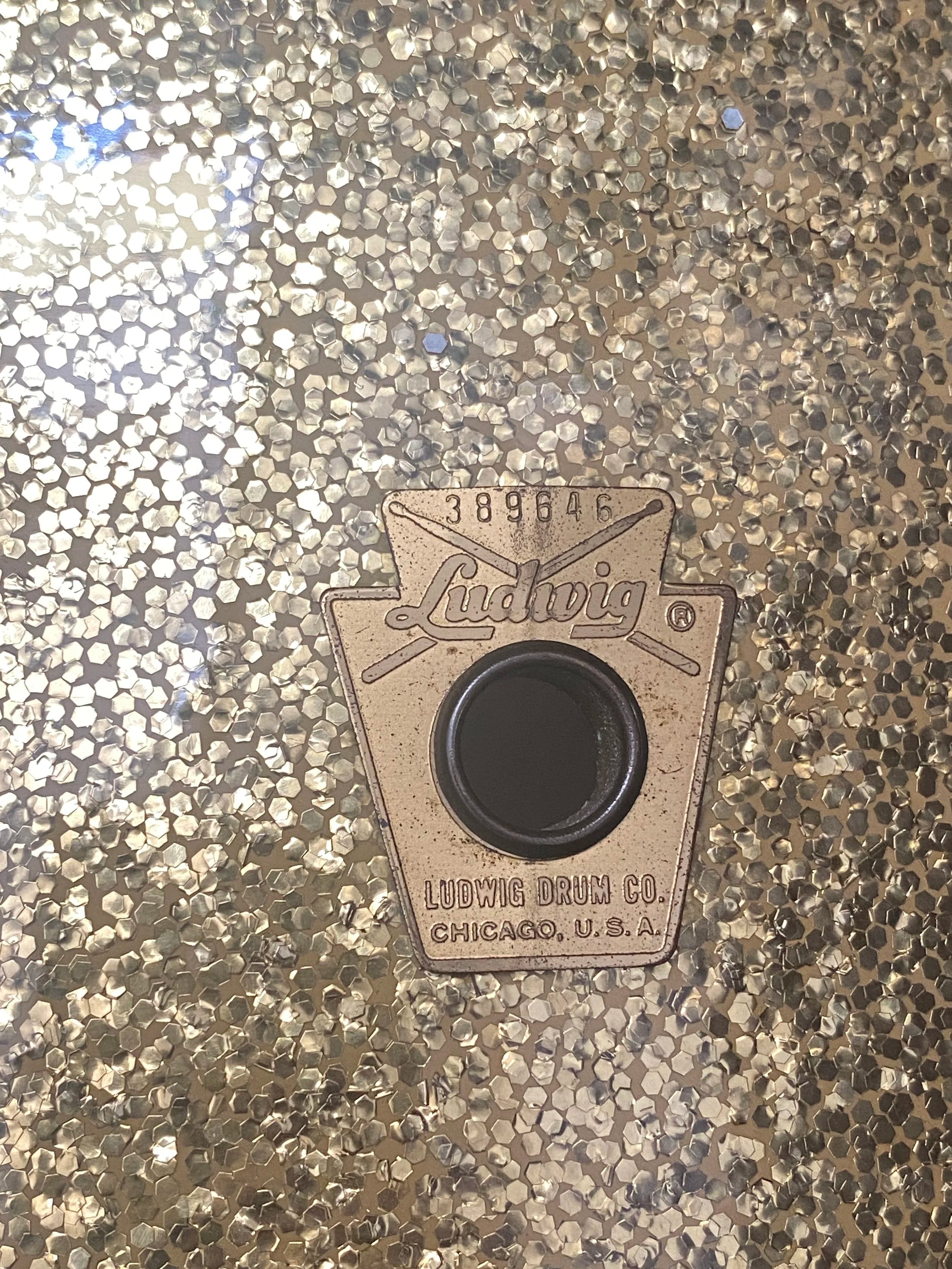 Ludwig Pioneer 14" x 5" Snare Drum 1966 - Silver (Ginger) Sparkle