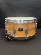 1980's Tama Superstar Mastercraft AW-456 Birch Artwood 14" x 6,5" Snare Drum​ with Roller-Action Strainer.