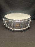 Gretsch 4165 COB Brass Shell 14" x 5" snare drum 1975 Stop Sign badge