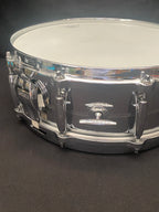 Gretsch 4165 COB Brass Shell 14" x 5" snare drum 1975 Stop Sign badge