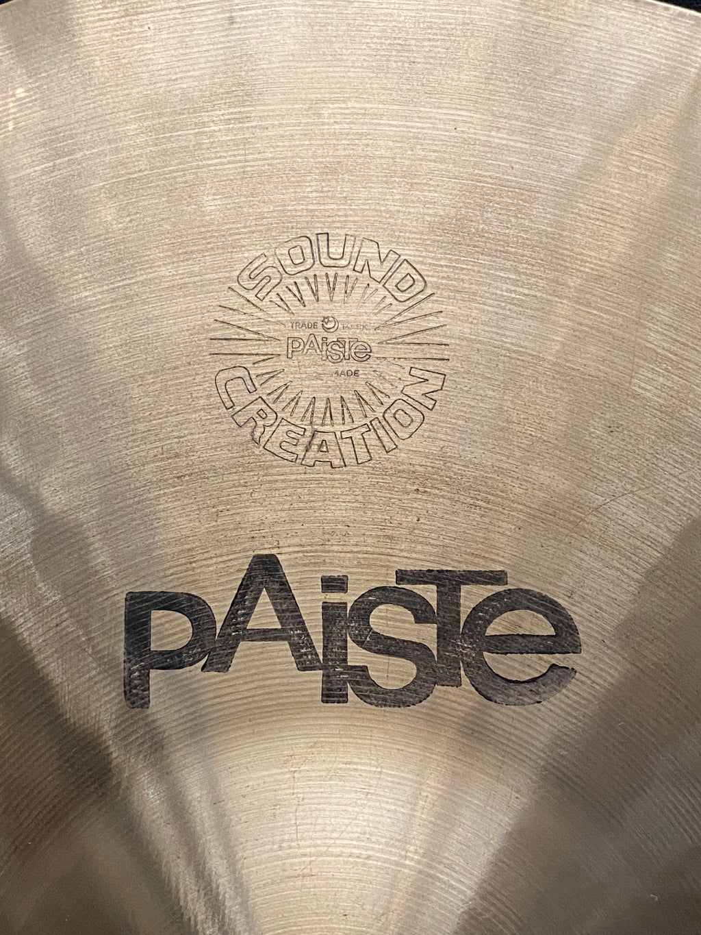 14" Paiste Sound Creation Dark Sound Edge Hi-Hat 1266 - 1133 grams from 1978