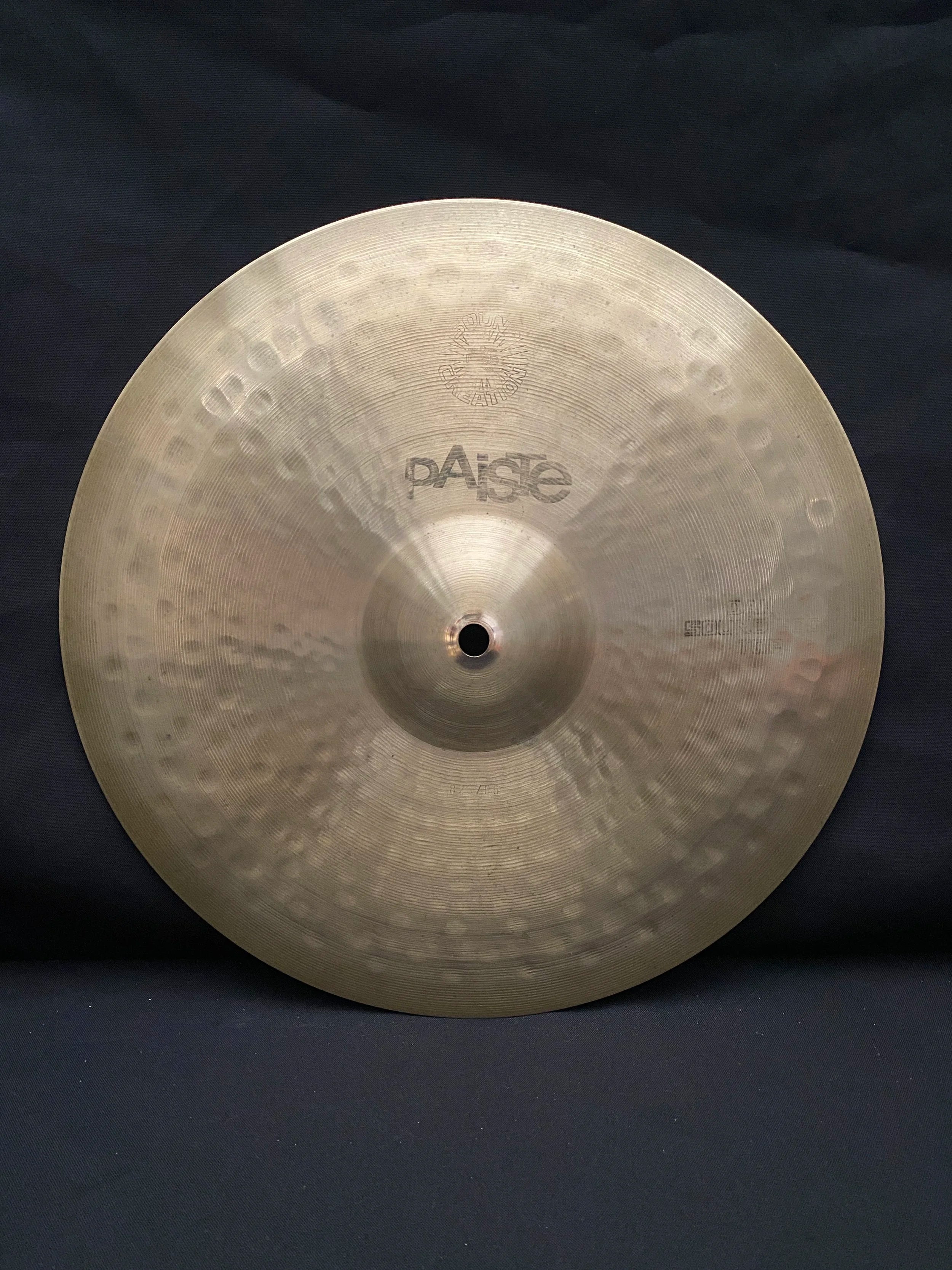 14" Paiste Sound Creation Dark Sound Edge Hi-Hat 1266 - 1133 grams from 1978