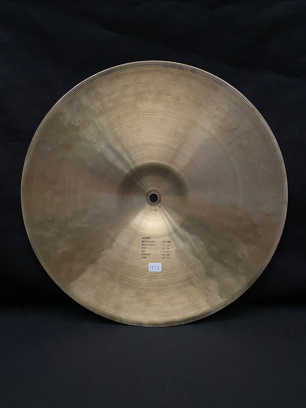 14" Paiste Sound Creation Dark Sound Edge Hi-Hat 1266 - 1133 grams from 1978
