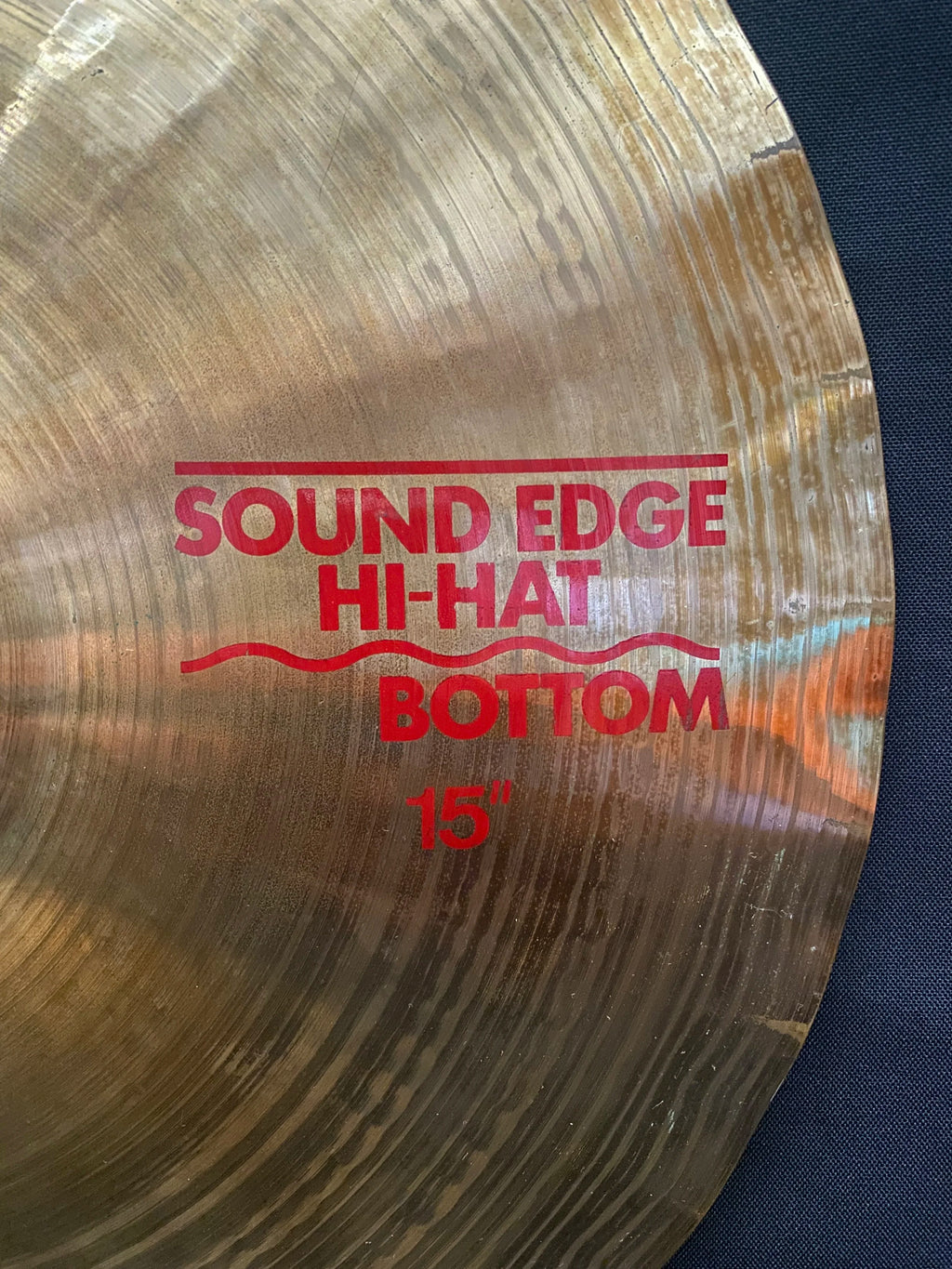 15" Paiste 3000 Sound Edge Hi-Hat 1390 - 1014 grams from 1986