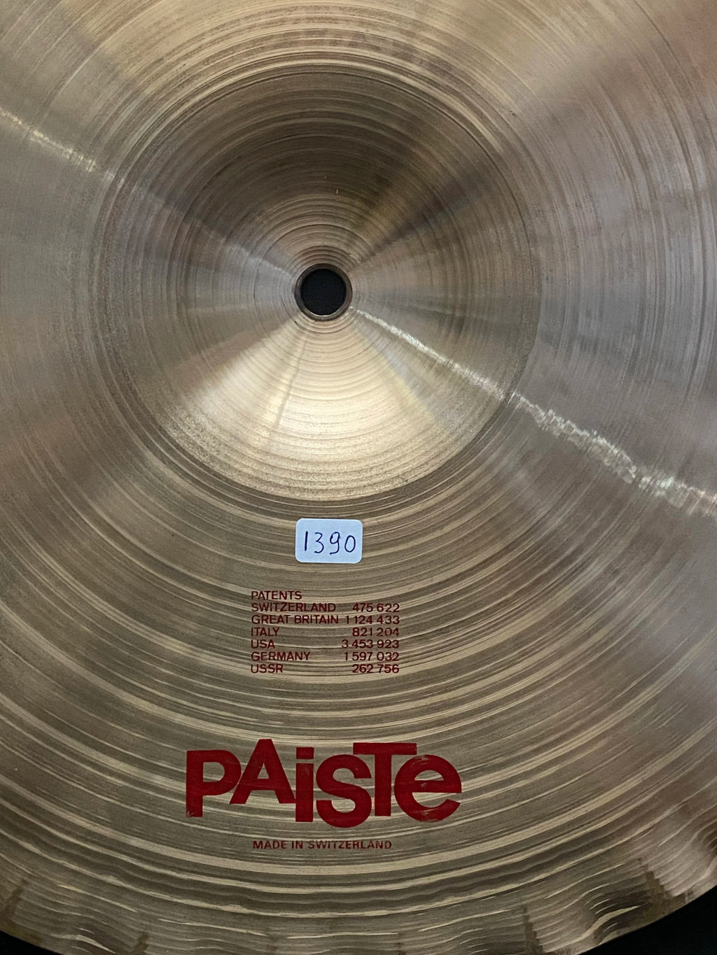 15" Paiste 3000 Sound Edge Hi-Hat 1390 - 1014 grams from 1986
