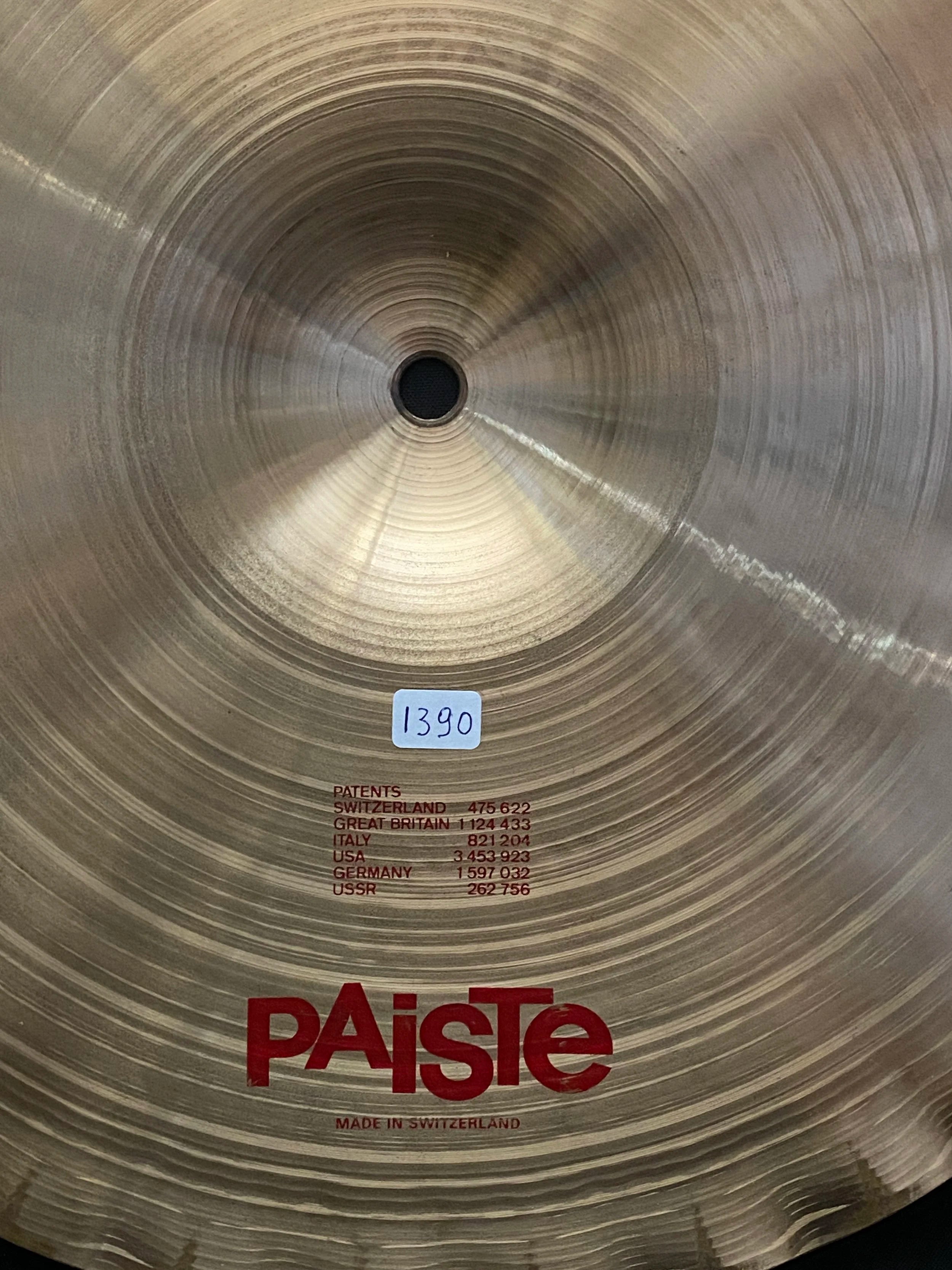 15" Paiste 3000 Sound Edge Hi-Hat 1390 - 1014 grams from 1986