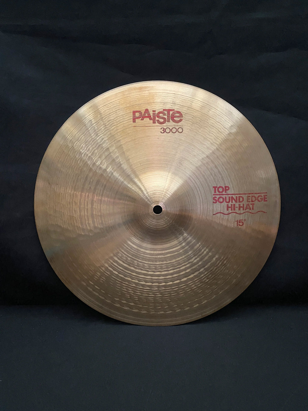 15" Paiste 3000 Sound Edge Hi-Hat 1390 - 1014 grams from 1986
