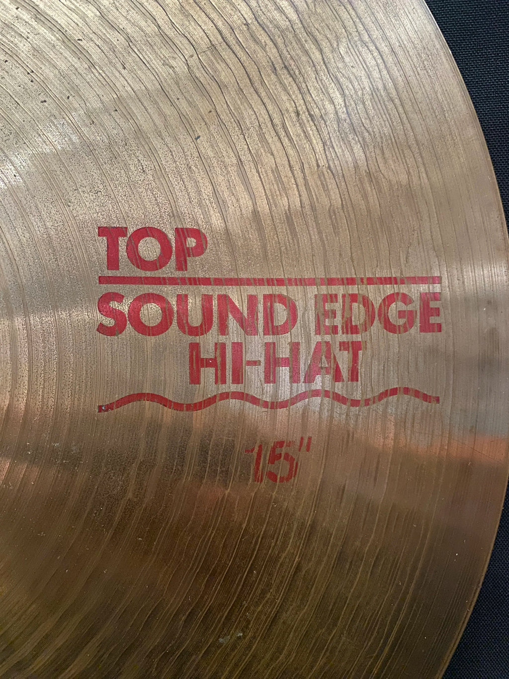 15" Paiste 3000 Sound Edge Hi-Hat 1390 - 1014 grams from 1986