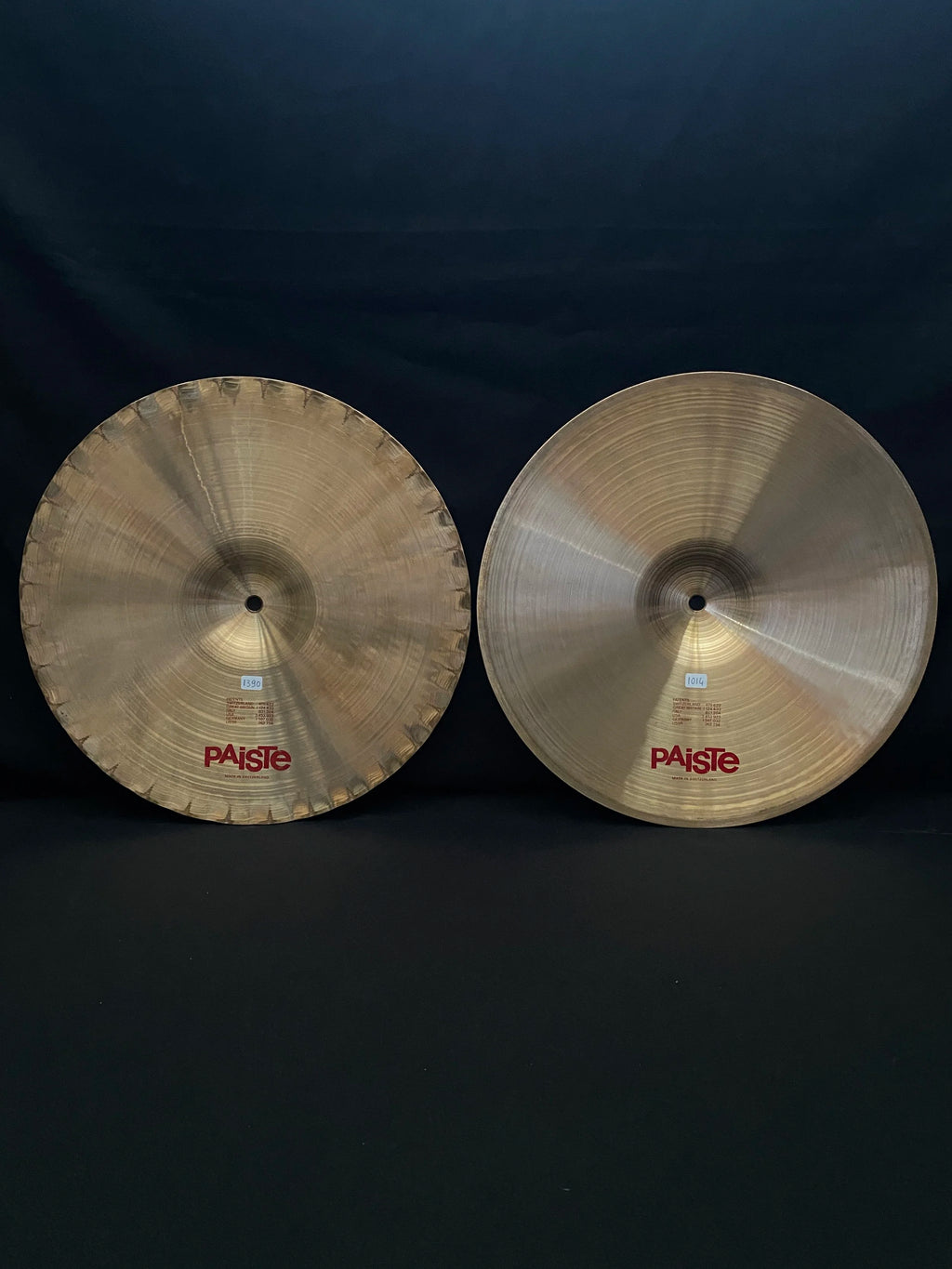 15" Paiste 3000 Sound Edge Hi-Hat 1390 - 1014 grams from 1986