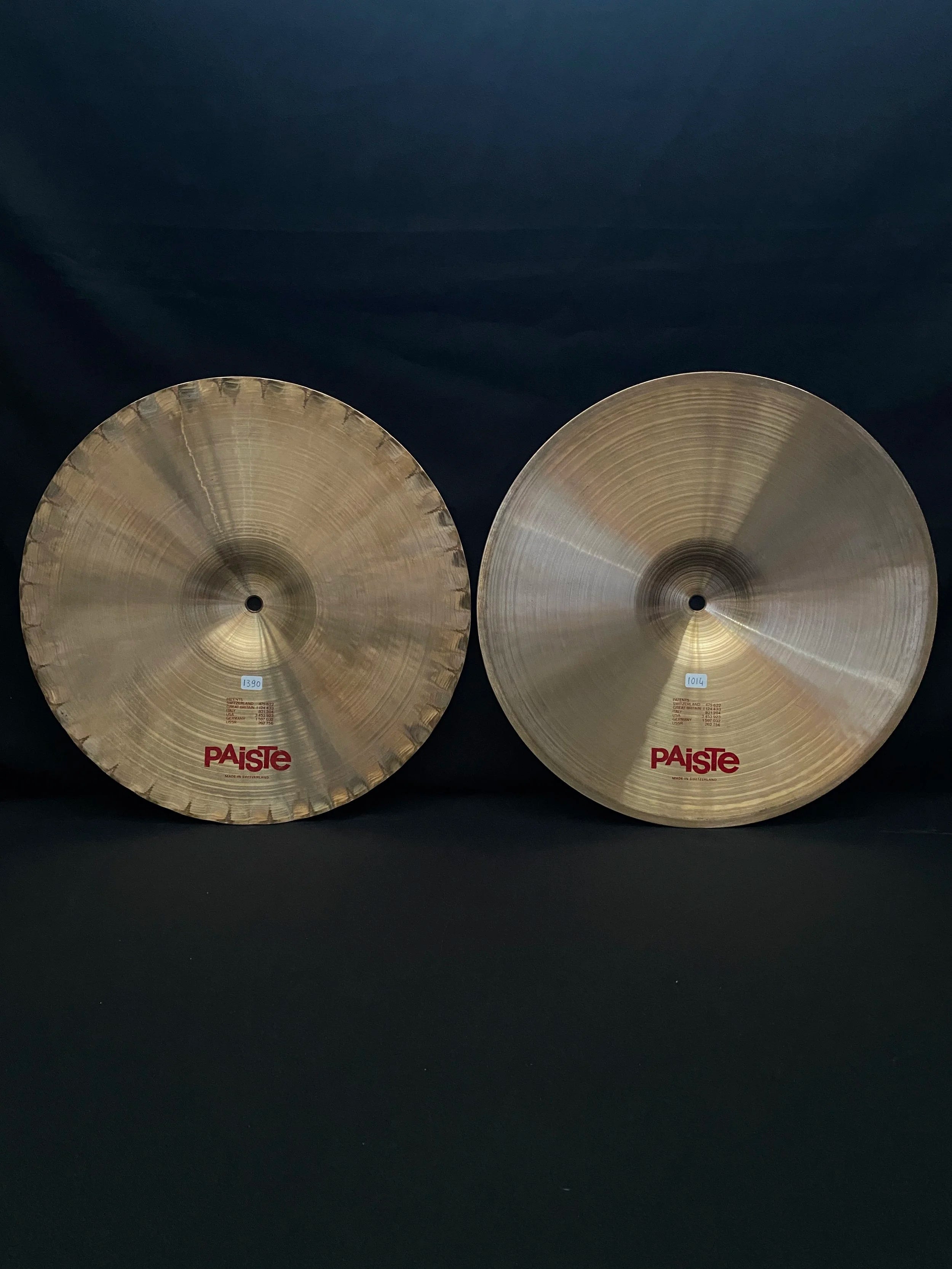 15" Paiste 3000 Sound Edge Hi-Hat 1390 - 1014 grams from 1986