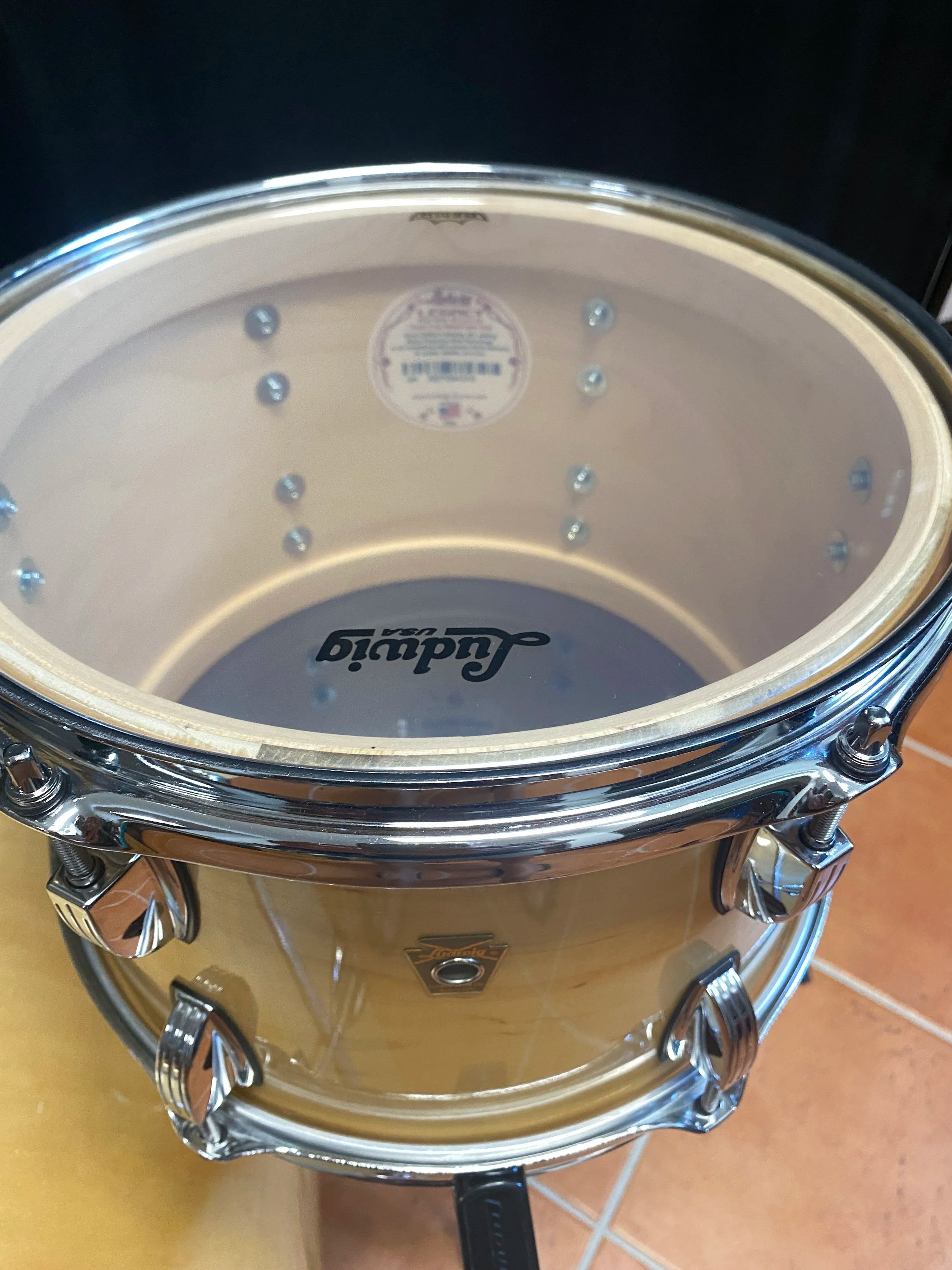 Ludwig Legacy Maple 22" - 12" - 16" Natural Maple Gloss drumset