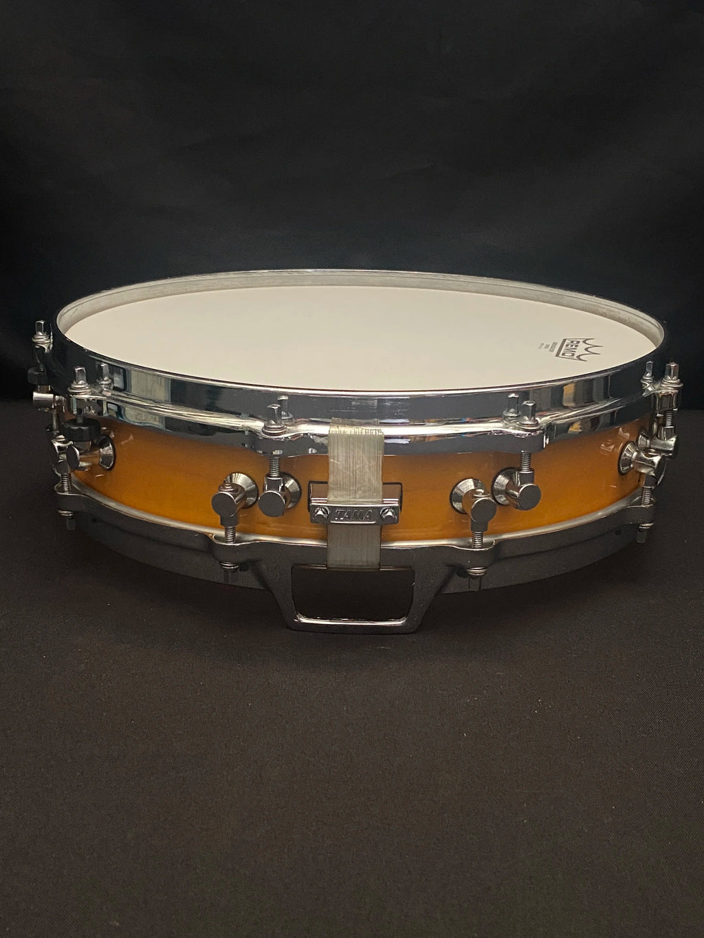 14" x 3,25" Tama AW523 Bird’s Eye Maple Amber Lacquer snare drum from 1989