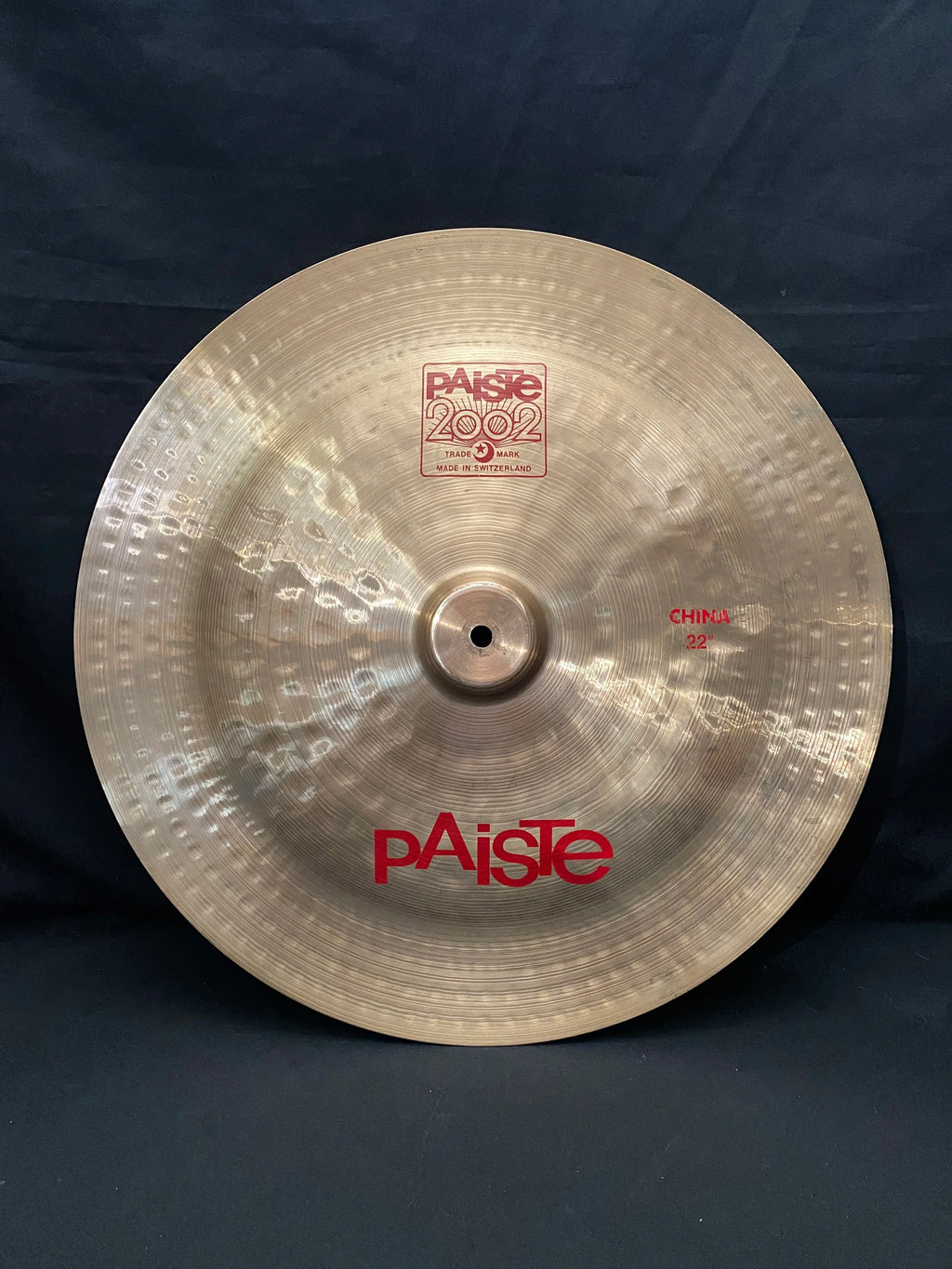 22" Paiste 2002 China 2448 grams from 2005