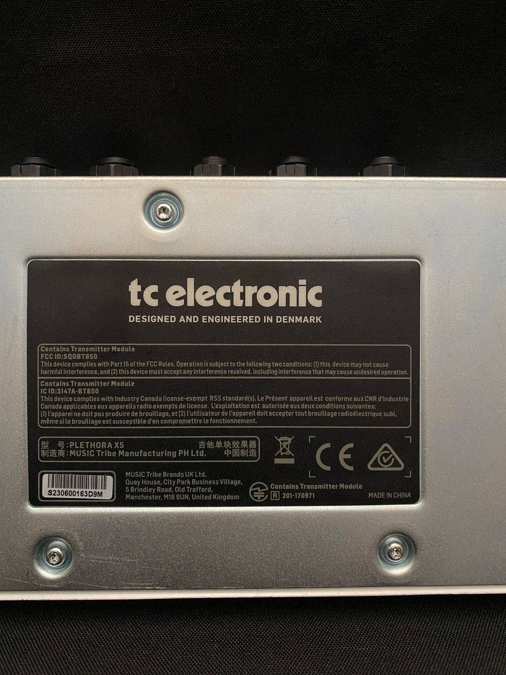 TC Electronic PLETHORA X5 TonePrint Pedalboard