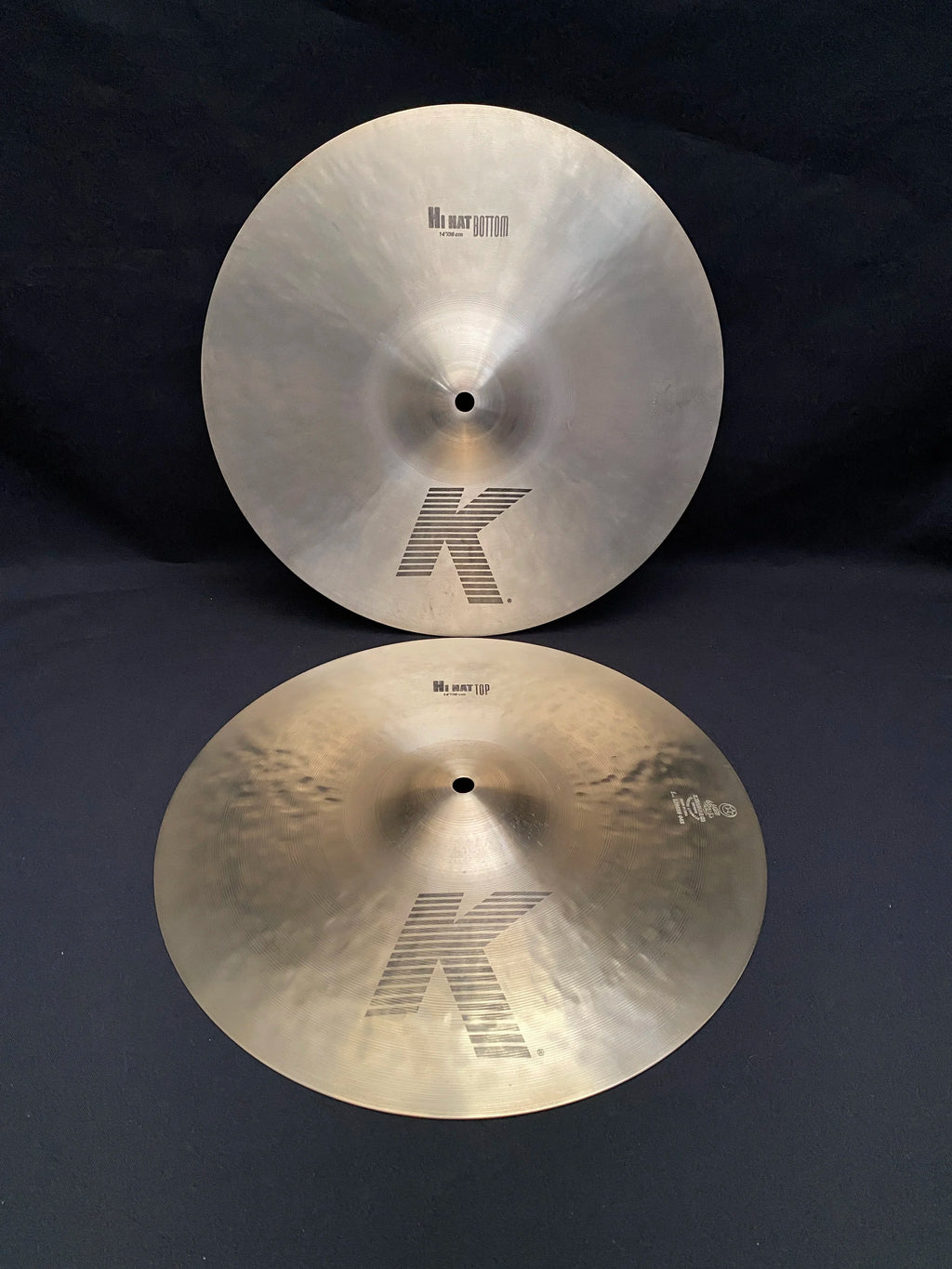 14" Zildjian K Hi Hats 1296- 1034 grams