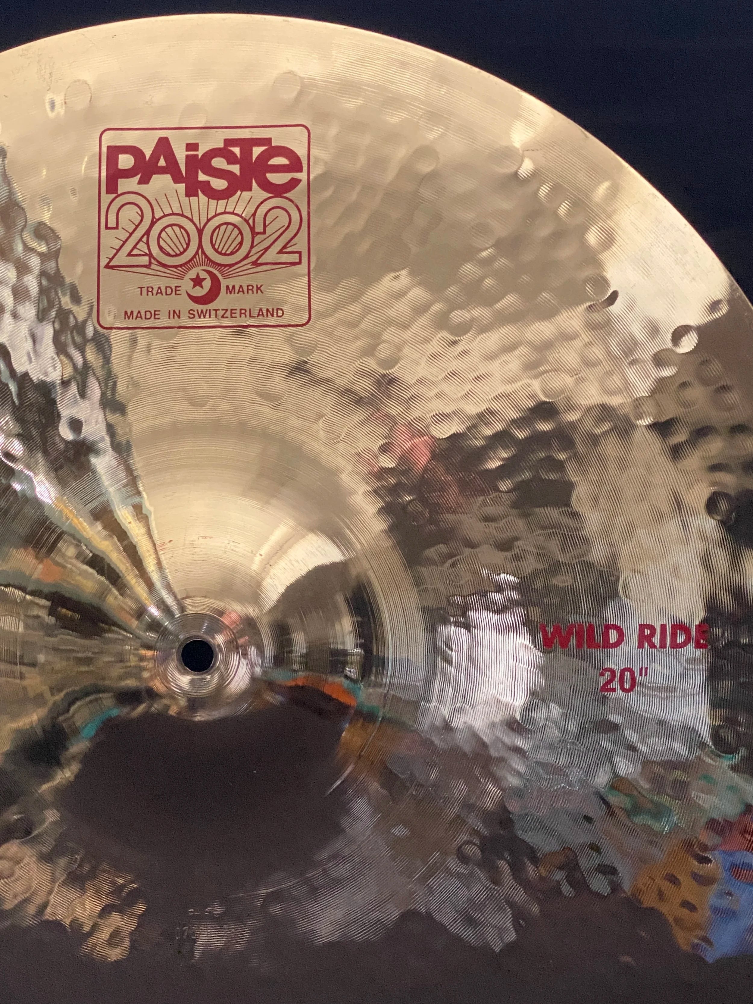 20" Paiste 2002 Wild Ride 2540 grams from 2007