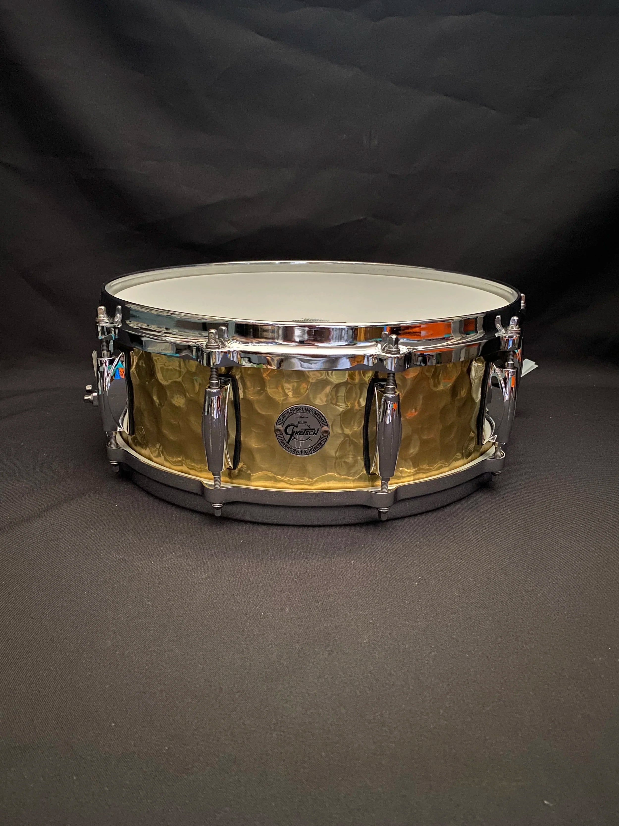 Gretsch Full Range Hammered Brass 14" x 5" Snare Drum