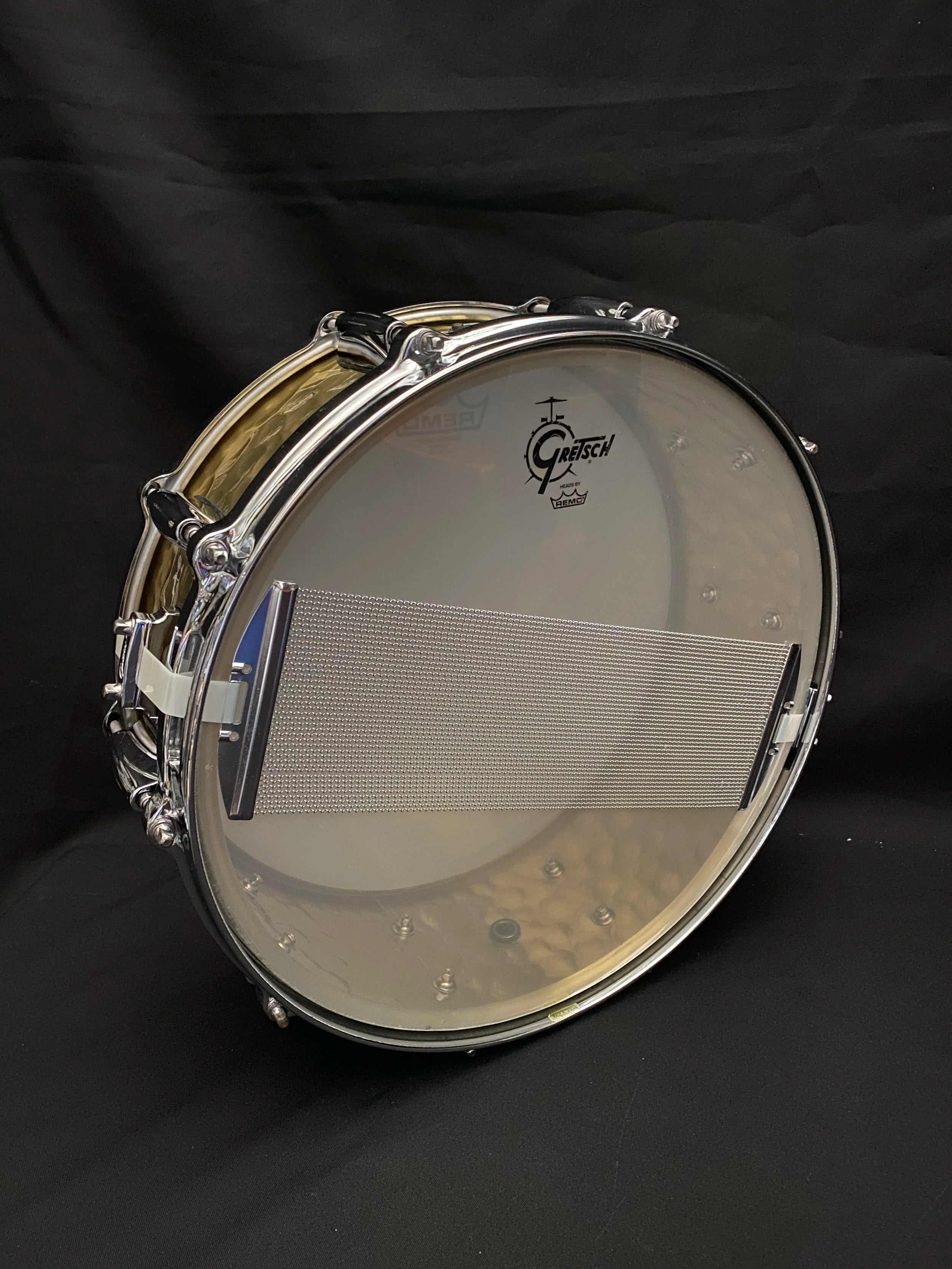 Gretsch Full Range Hammered Brass 14" x 5" Snare Drum