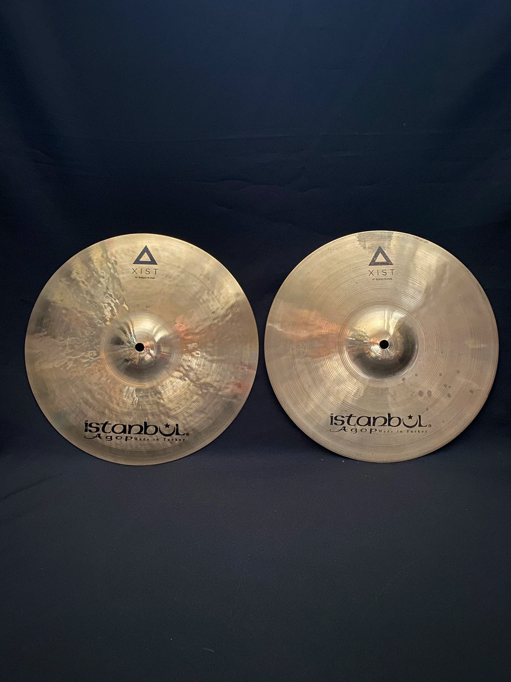 14" Istanbul Agop XIST Brilliant Hi-Hats 1189 - 967 grams