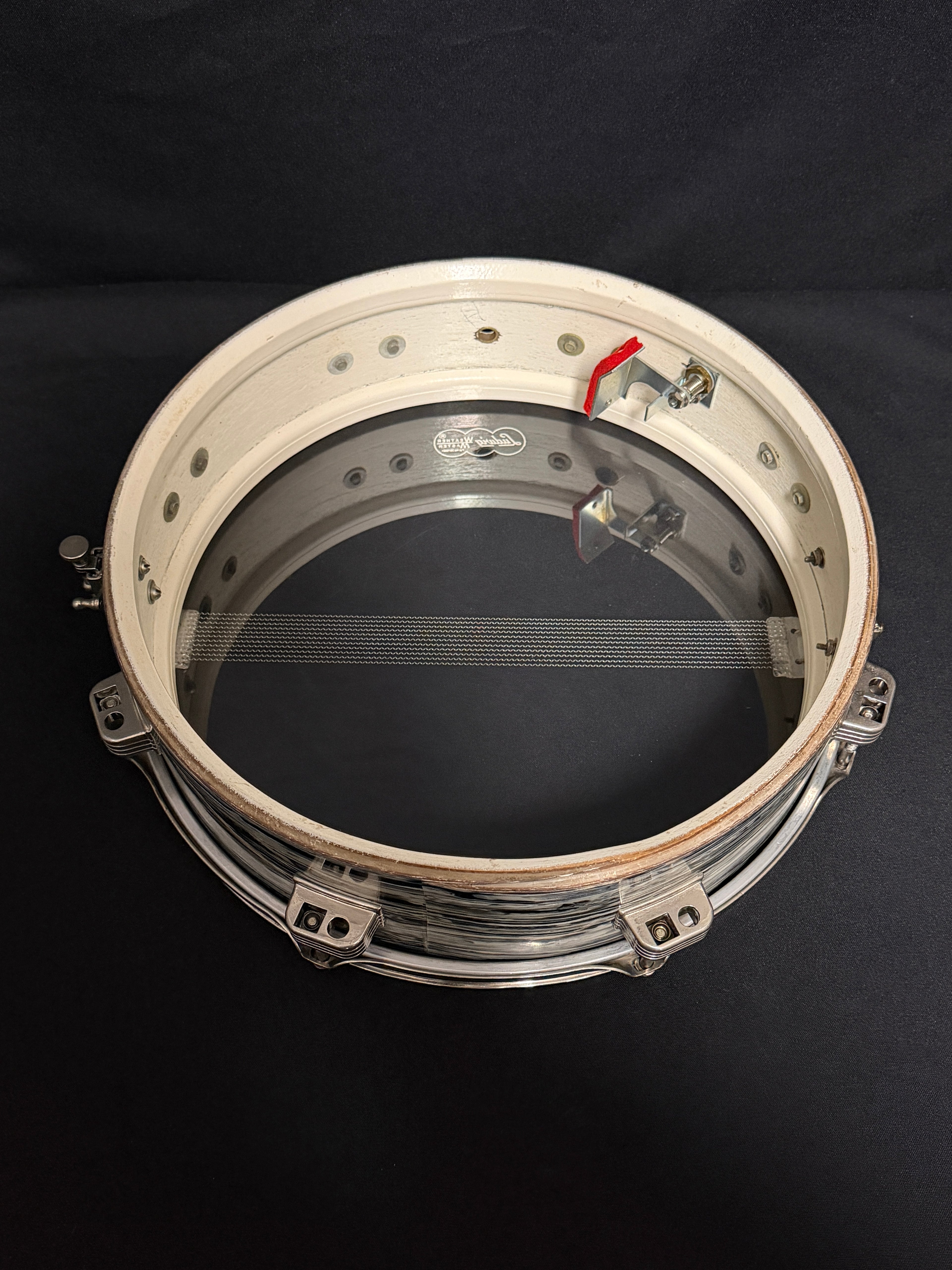 1964 Ludwig Downbeat 14"x 4" snare drum Black Oyster Pearl