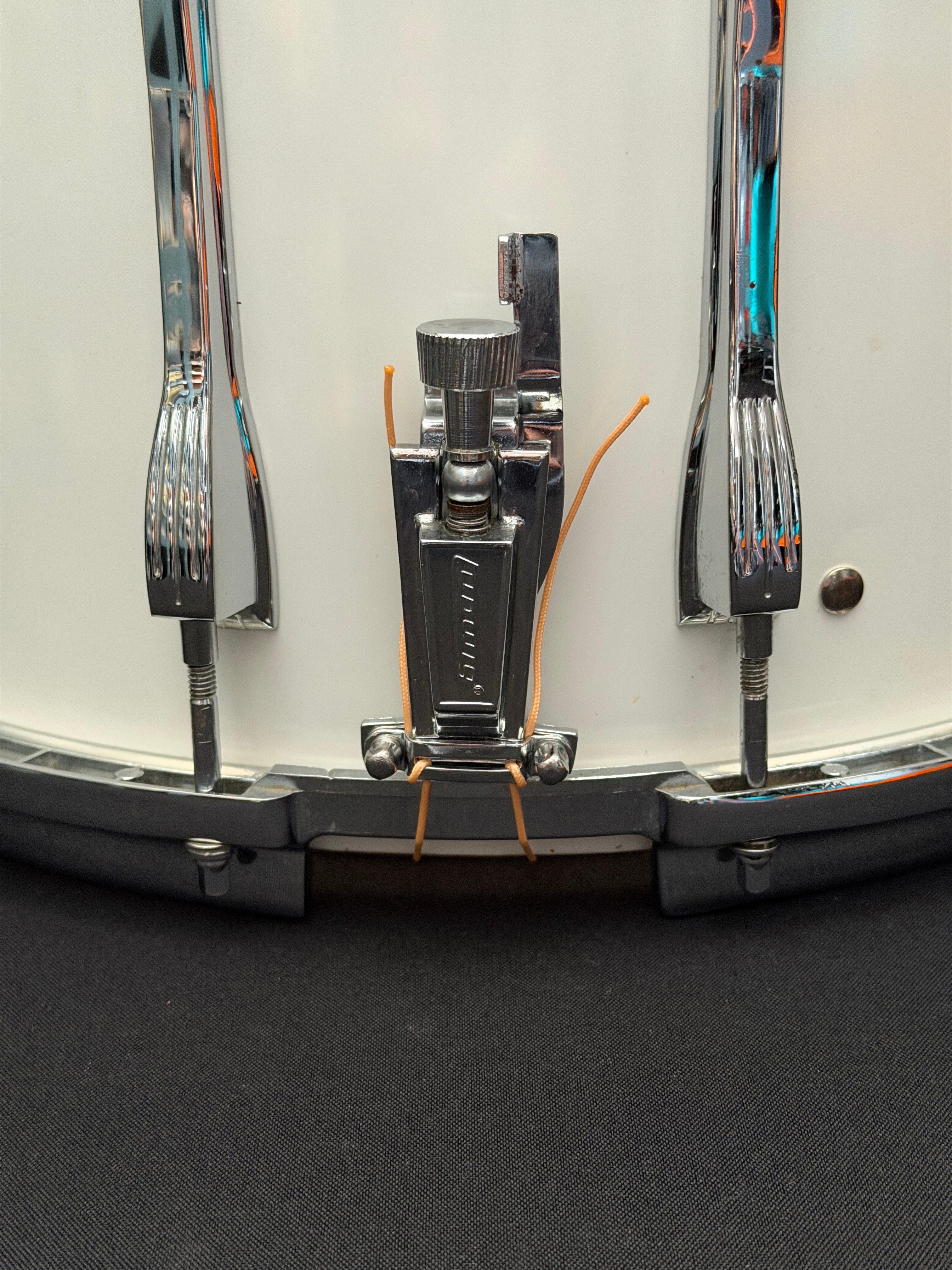 Ludwig Marching Drum 15" x 12" White Cortex from 1981-82