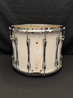 Ludwig Marching Drum 15" x 12" White Cortex from 1981-82