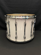 Ludwig Marching Drum 15" x 12" White Cortex from 1981-82