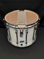 Ludwig Marching Drum 15" x 12" White Cortex from 1981-82