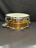 Ludwig 75th. Anniversary 14" x 6,5" Bronze snare drum Super Sensitive from 1984