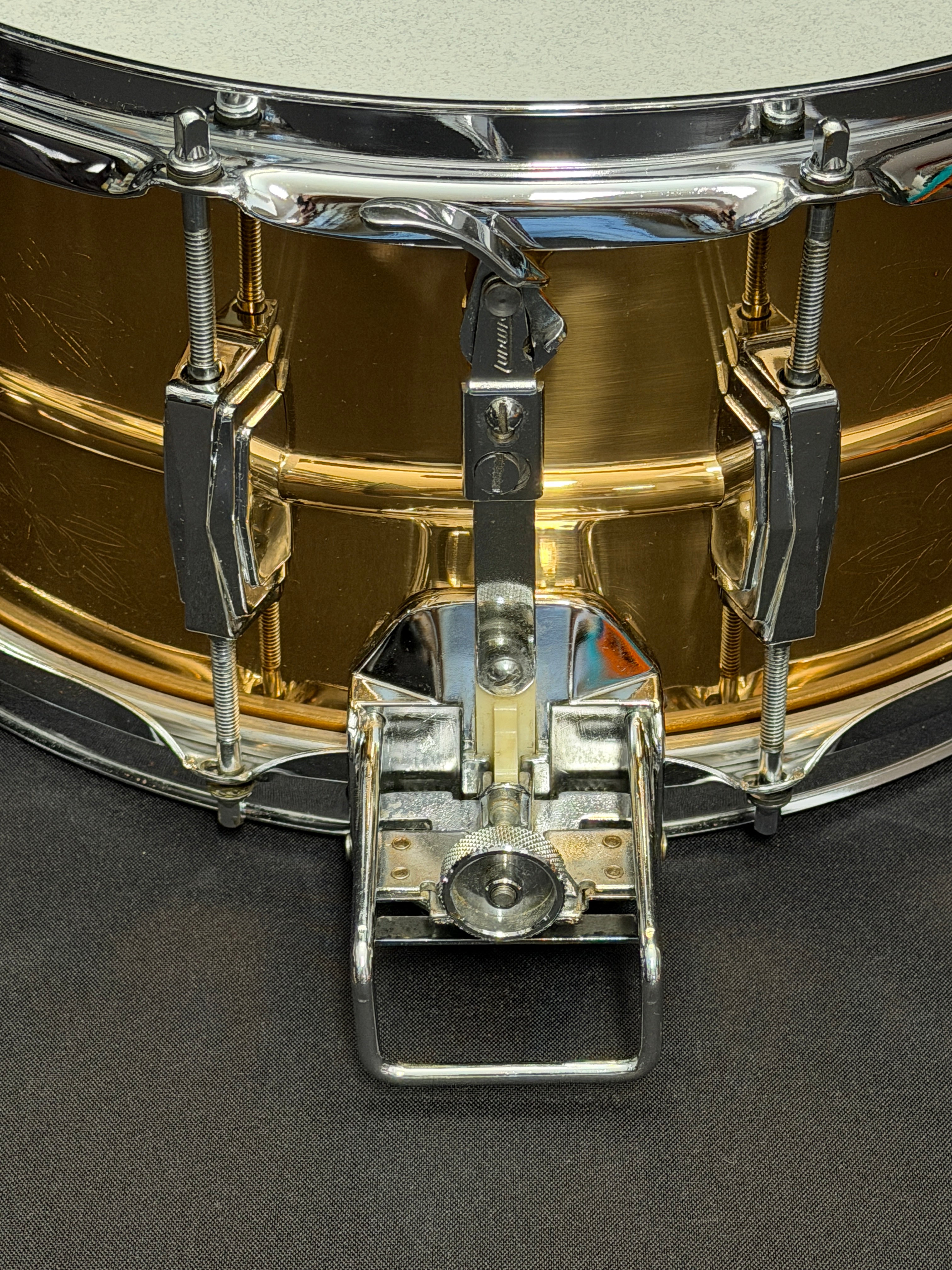 Ludwig 75th. Anniversary 14" x 6,5" Bronze snare drum Super Sensitive from 1984