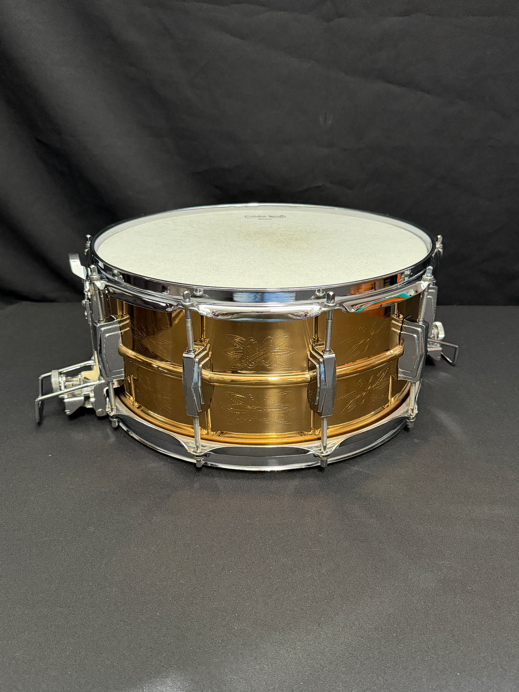 Ludwig 75th. Anniversary 14" x 6,5" Bronze snare drum Super Sensitive from 1984