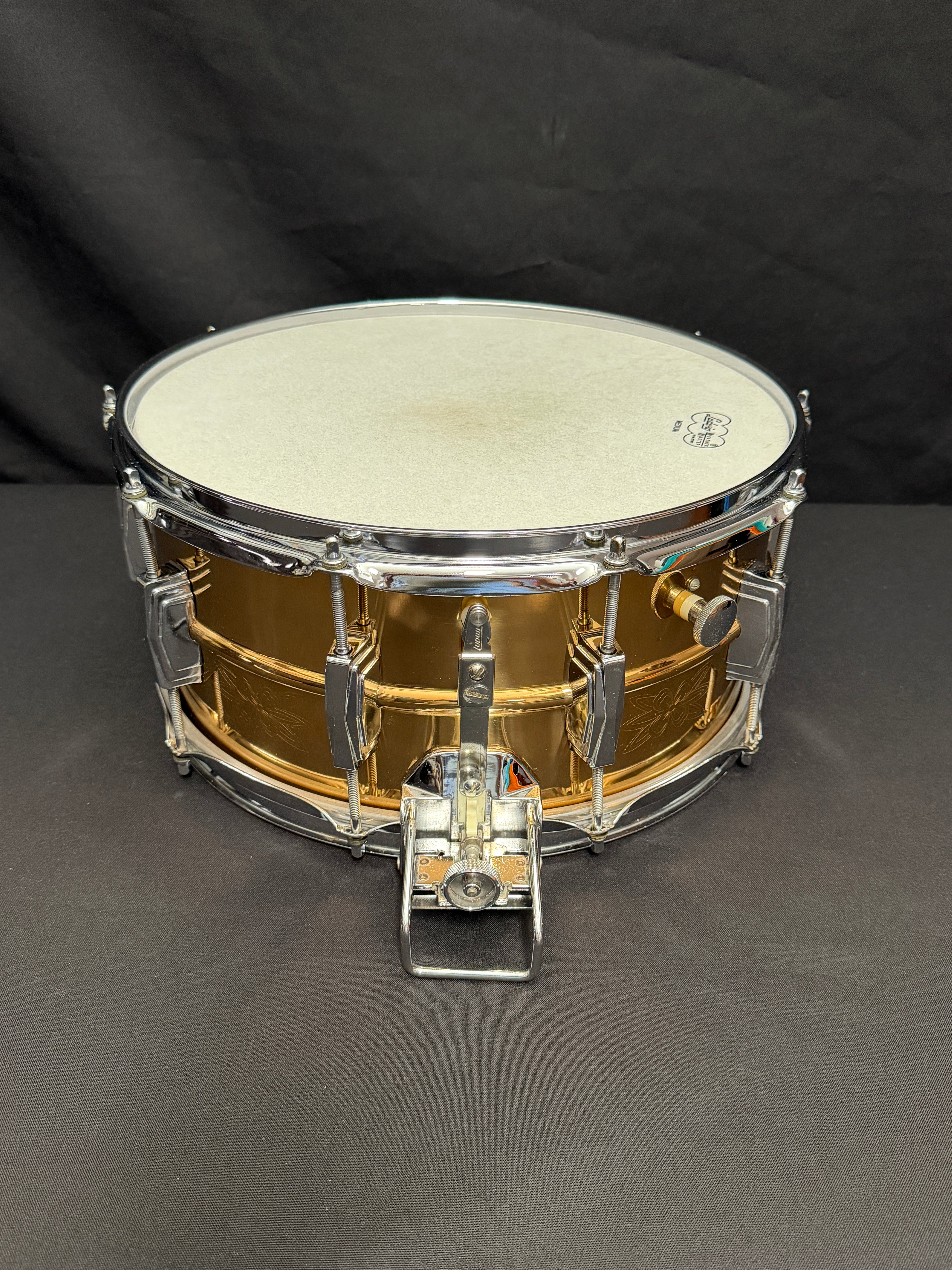 Ludwig 75th. Anniversary 14" x 6,5" Bronze snare drum Super Sensitive from 1984