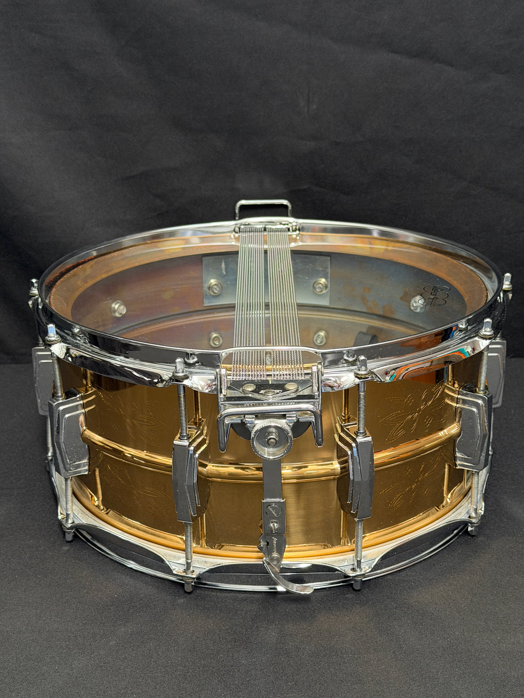 Ludwig 75th. Anniversary 14" x 6,5" Bronze snare drum Super Sensitive from 1984